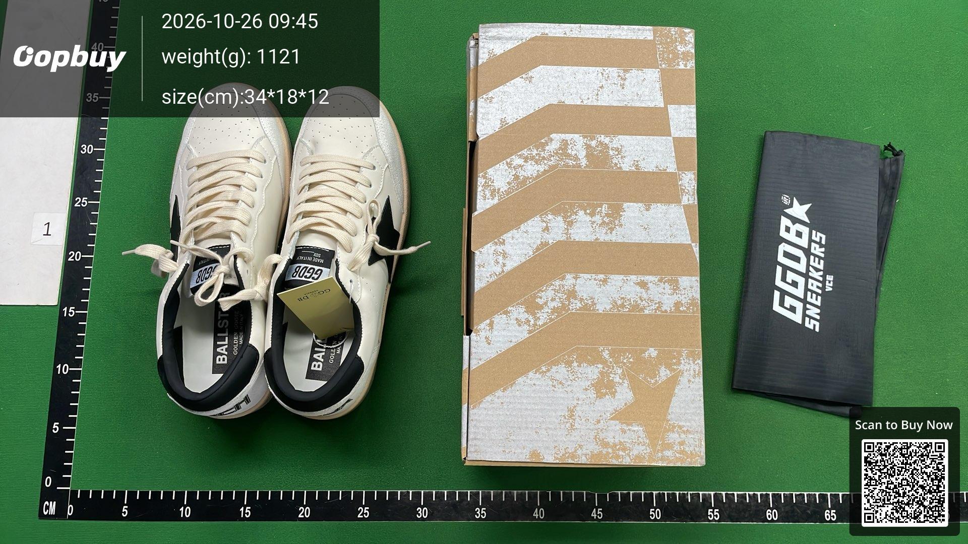 Foto QC 1 de Golden Goose Ball Star Low Black White Star