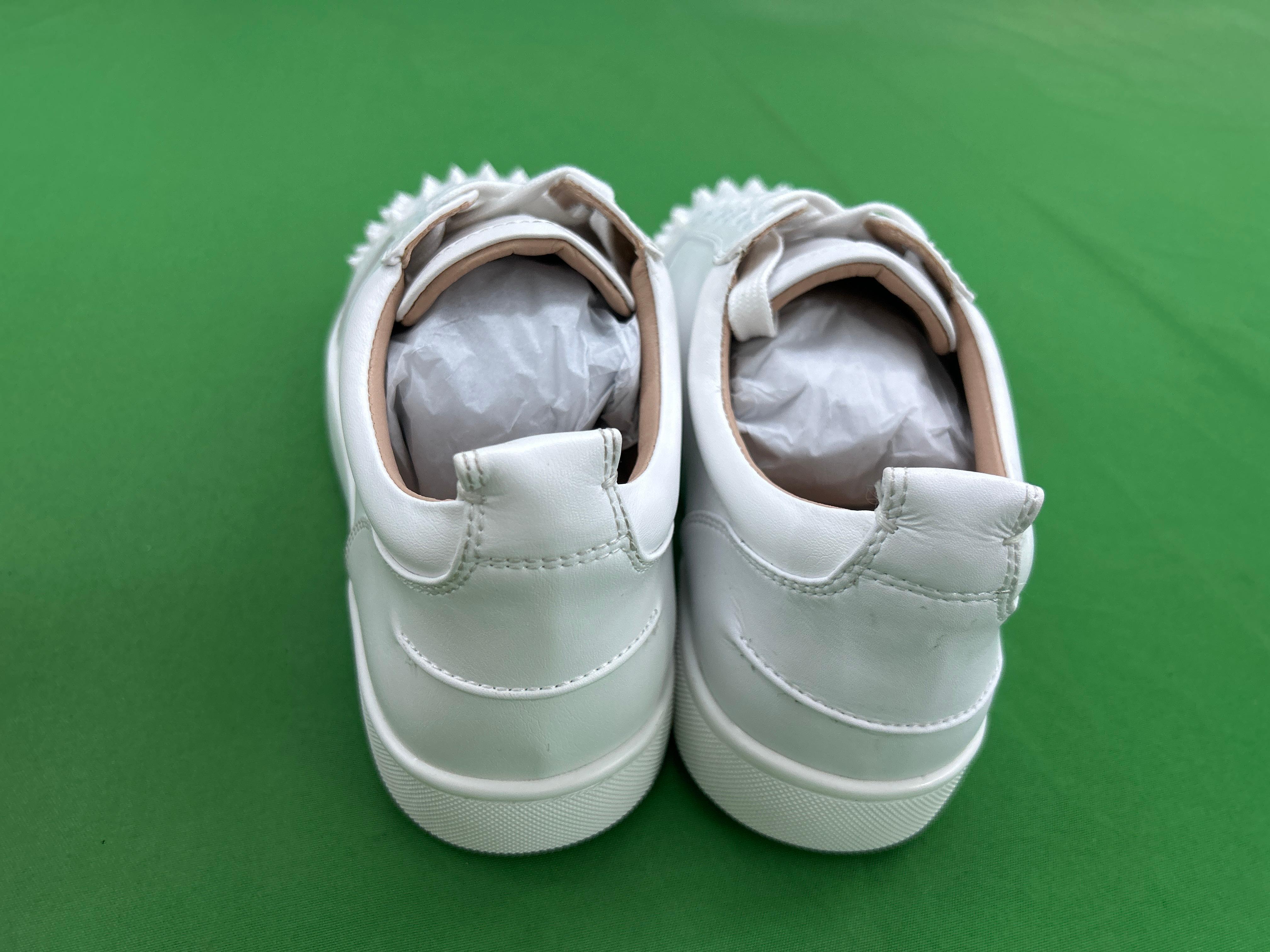 Foto QC 2 de LTTL Casual Sneakers Low Top Black Leather Spiked Toe