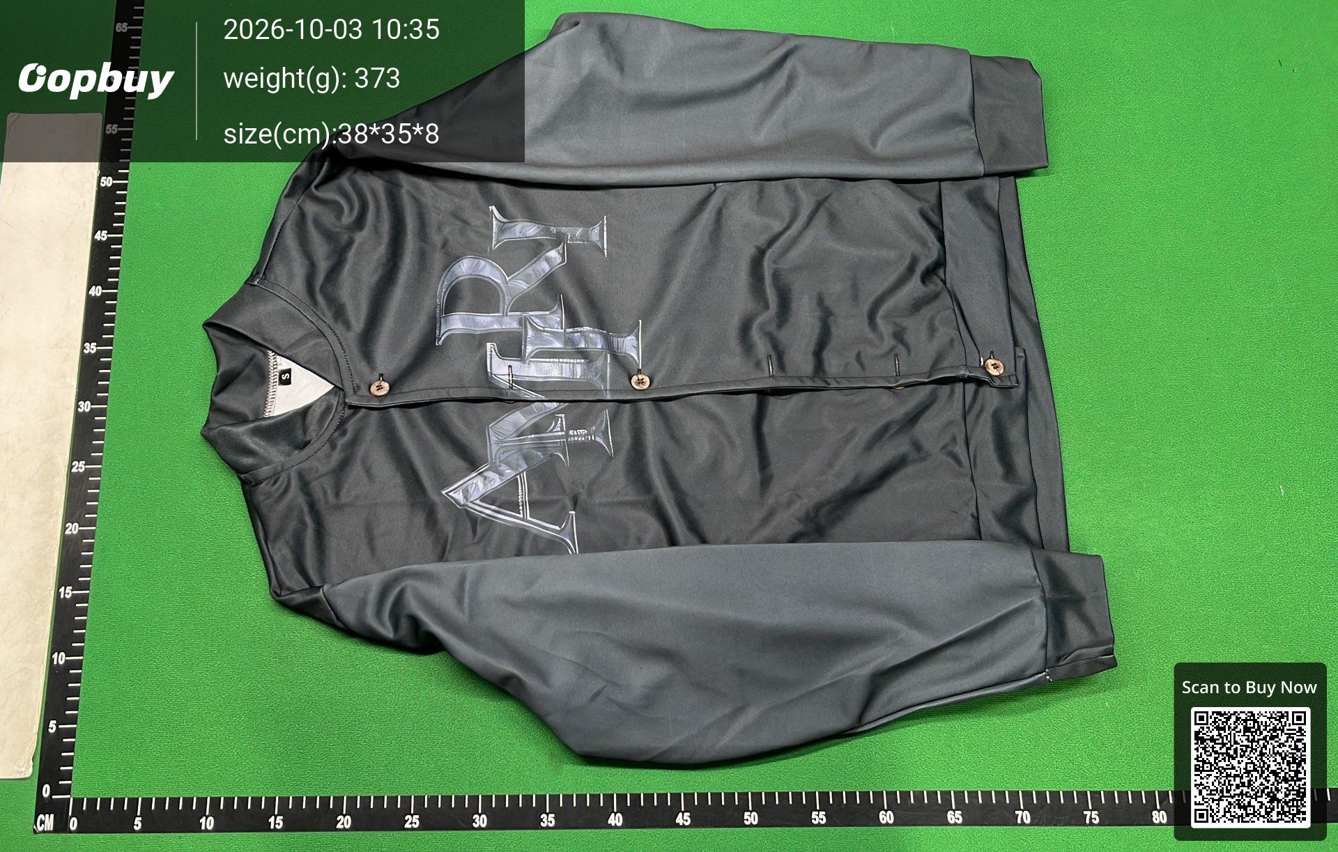 Foto QC 2 de AMIRI Bone Varsity Jacket Beige