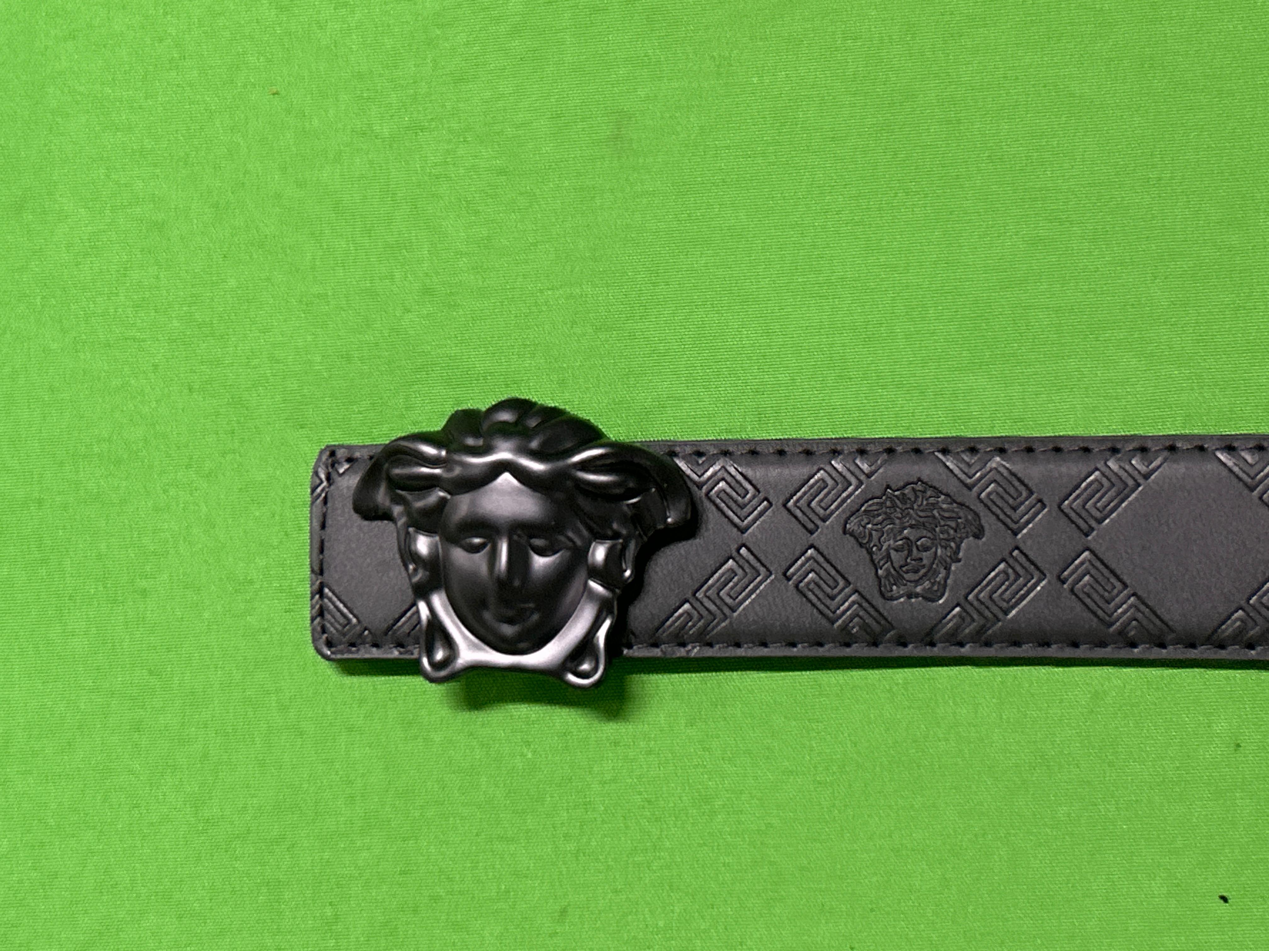 Foto QC 7 de Versace Medusa Belt Black
