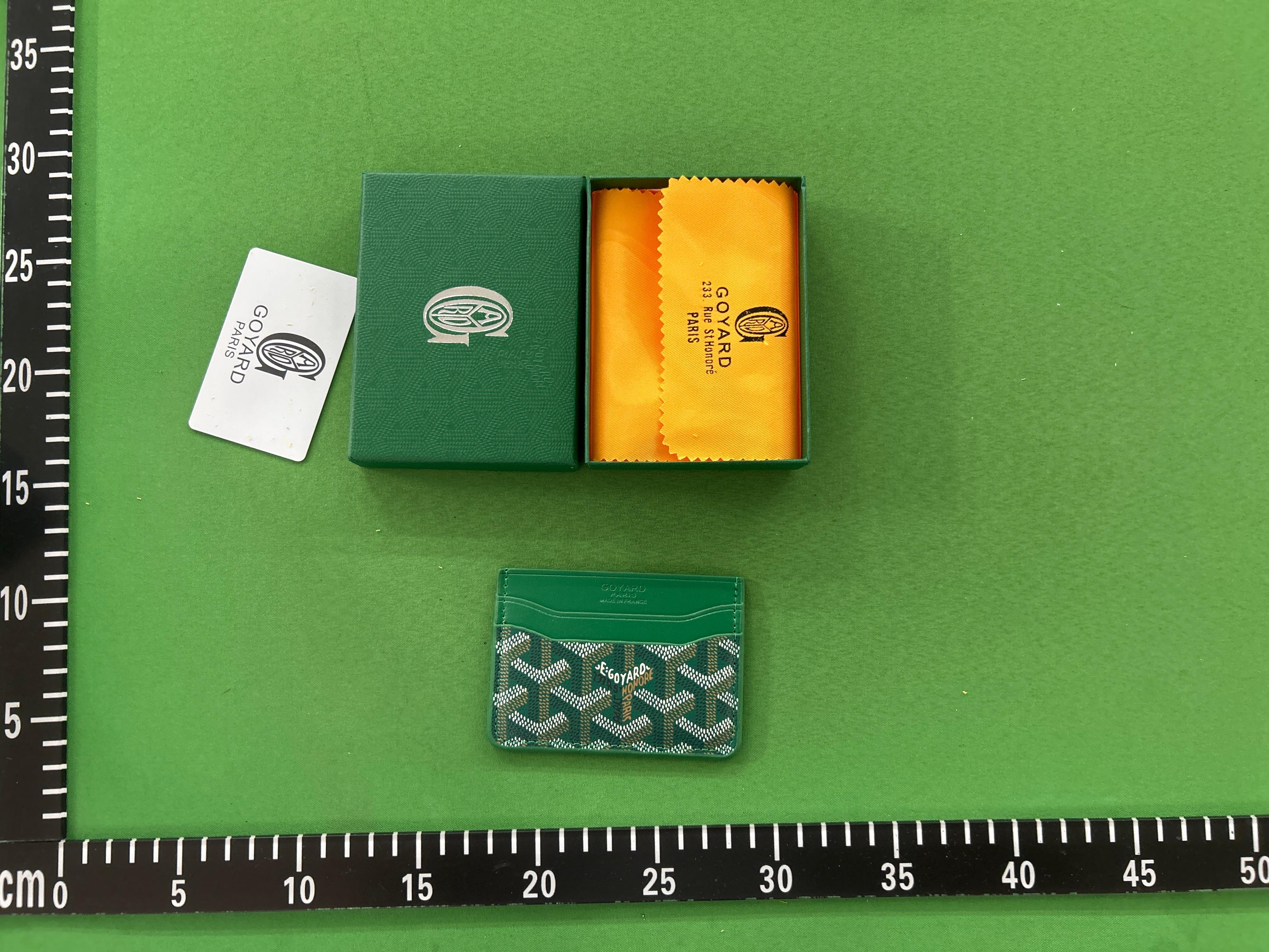 Foto QC 2 de Goyard Saint Sulpice Card Holder Goyardine Green
