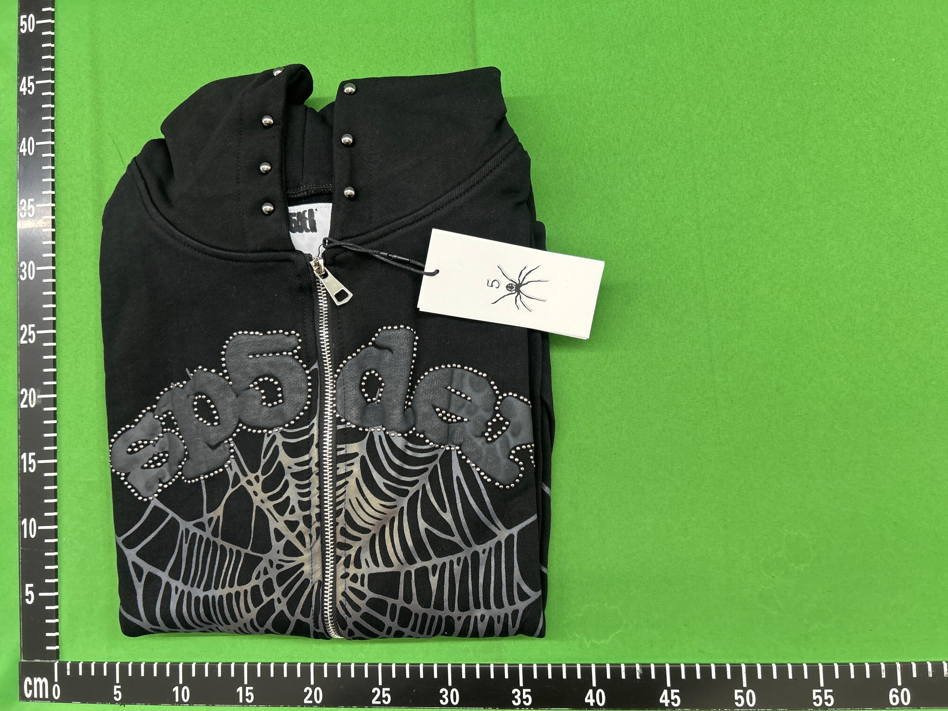 Foto QC 1 de Sp5der Sweater Rhinestone Web White
