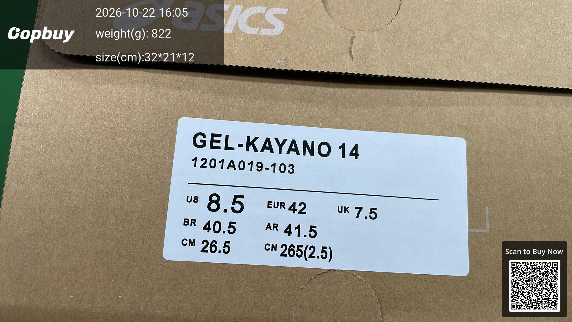 Foto QC 2 de Asics Gel-Kayano 14 Retro White Midnight 1202A056-109