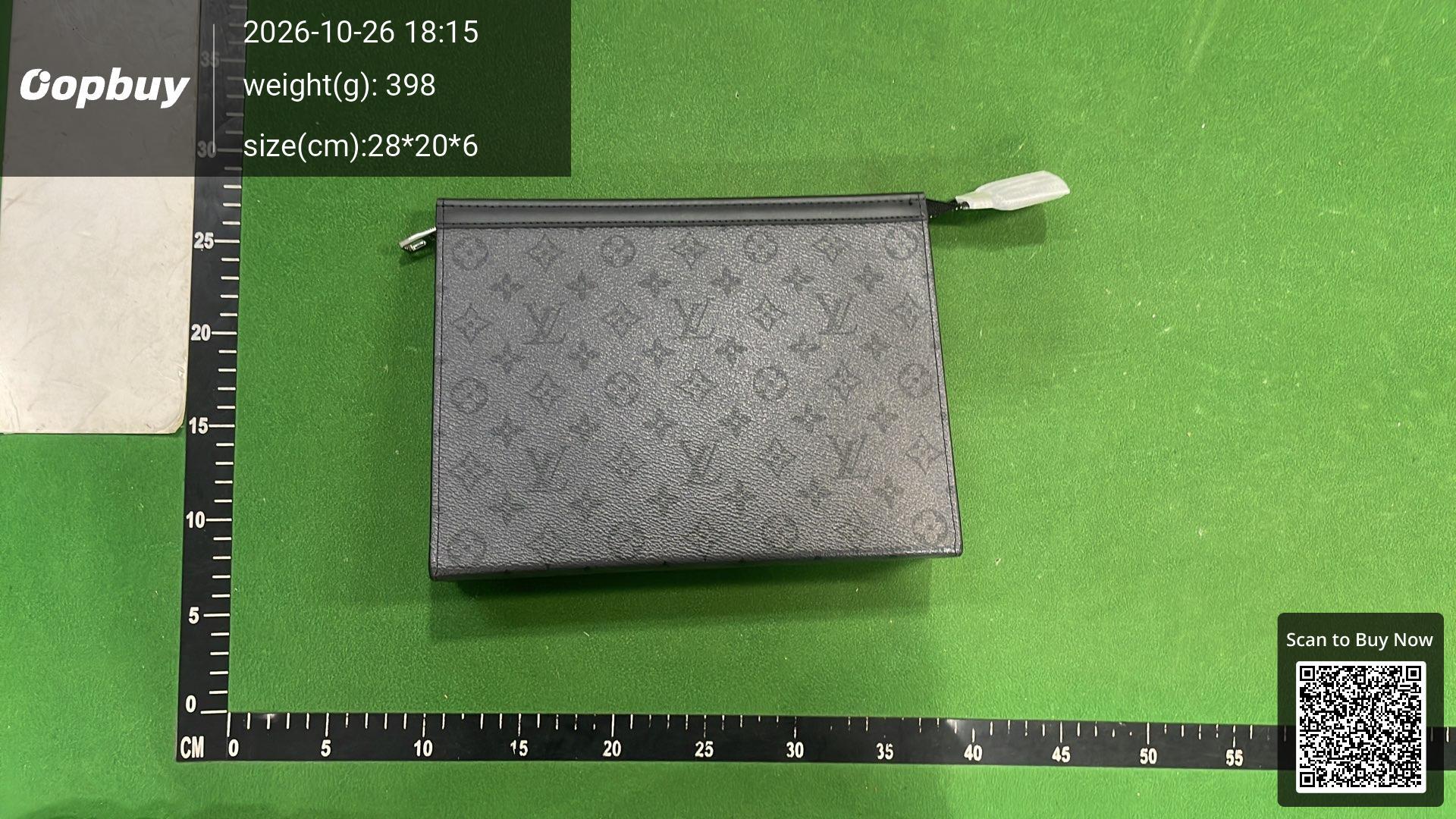 Foto QC 3 de Louis Vuitton Toiletry Bag 2 Compartments Monogram Eclipse