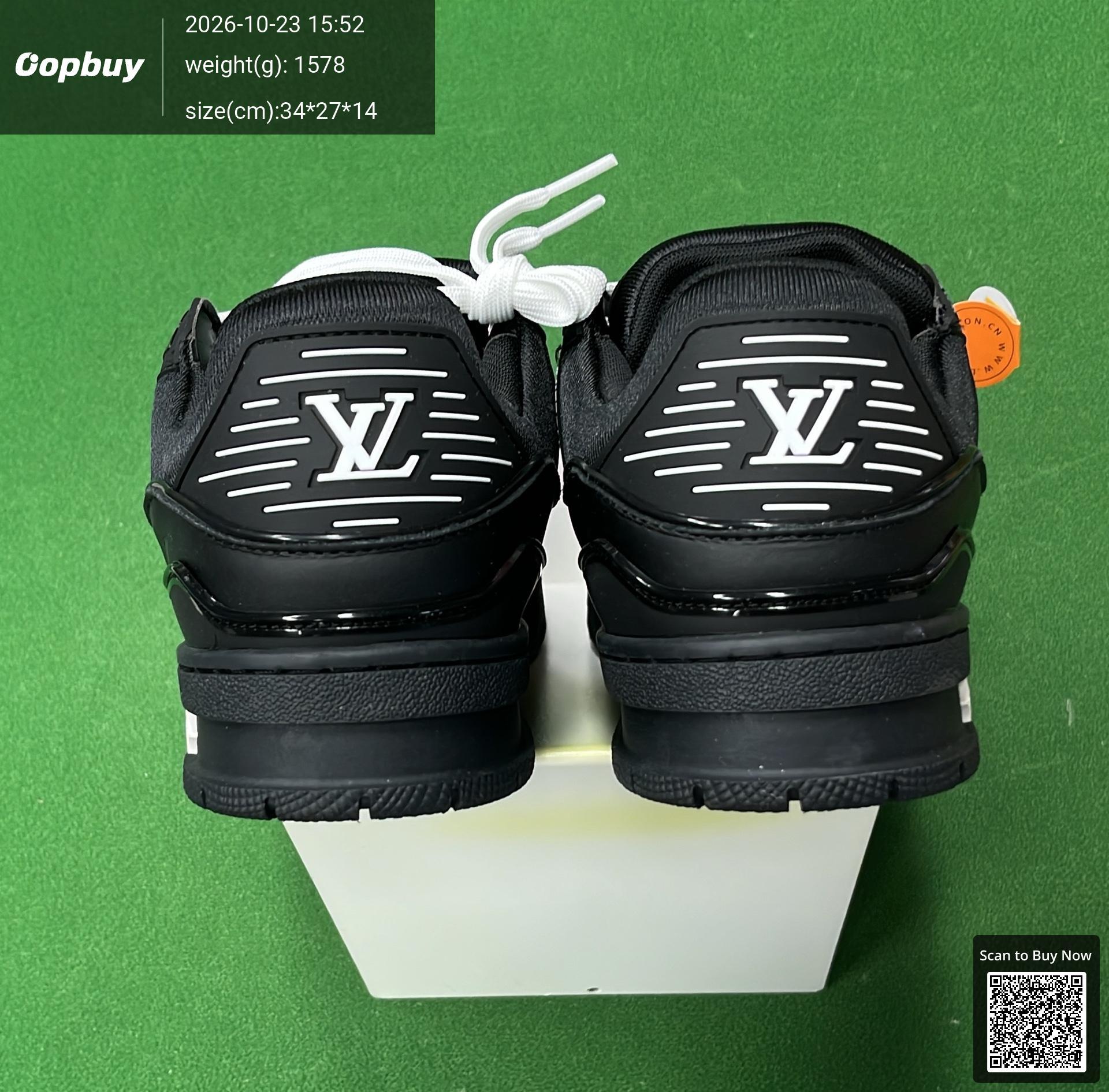 Foto QC 3 de Louis Vuitton Trainer Low Monogram Denim Blue