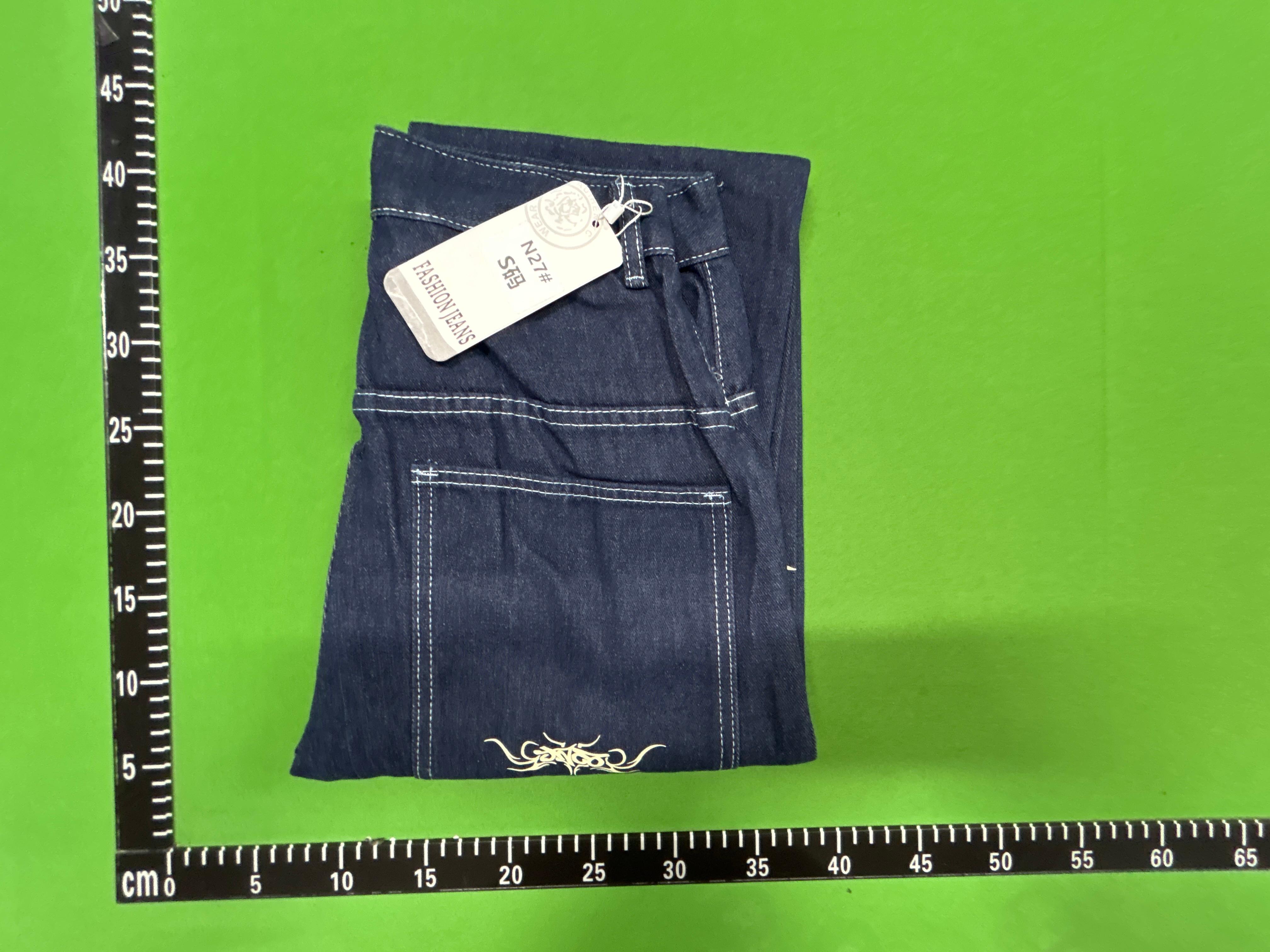 Foto QC 1 de JNCO Y2K Jeans Baggy Wide Leg Washed Black