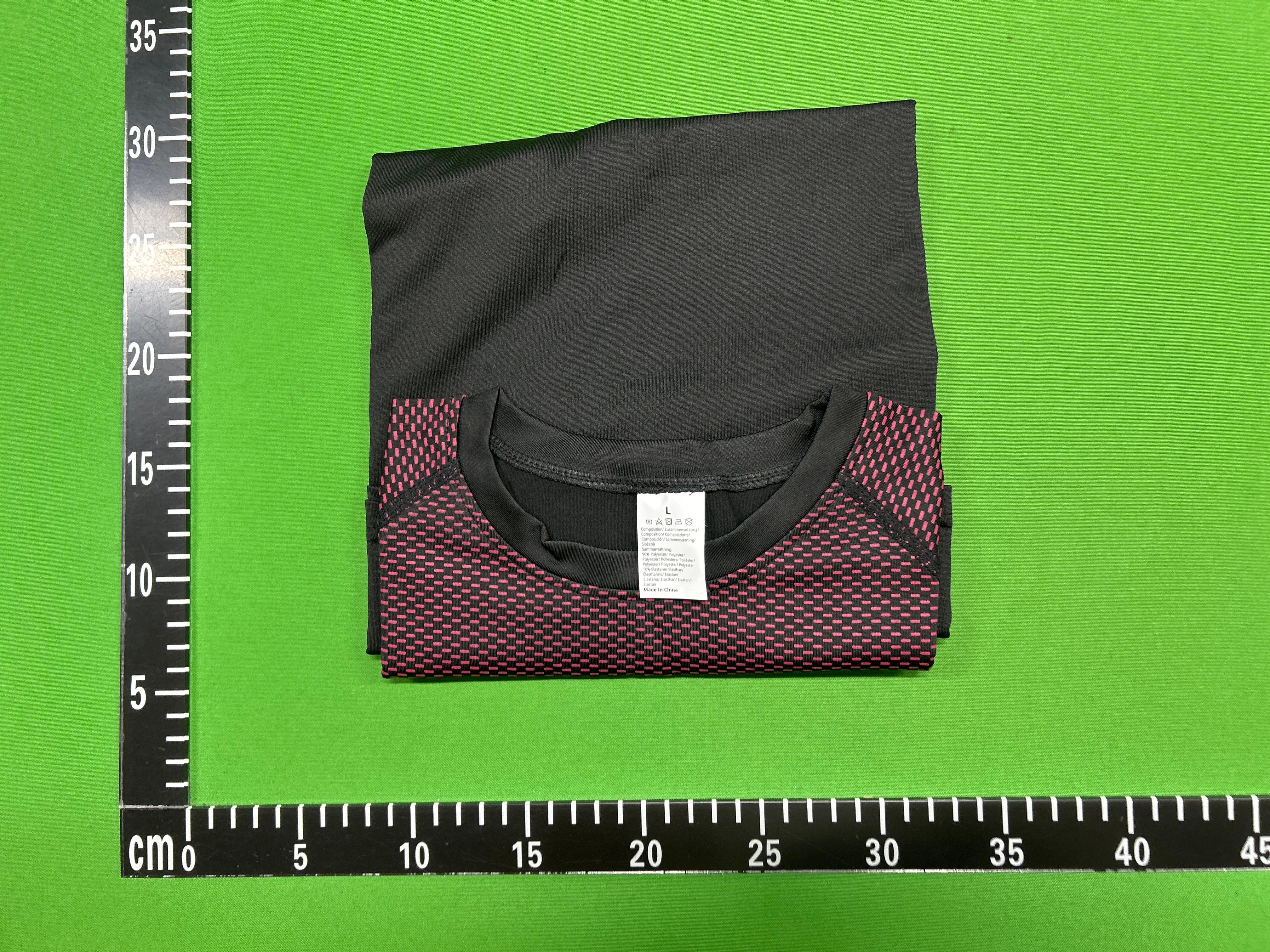 Foto QC 1 de Gymshark T-shirt Seamless Compression Logo Black Grey