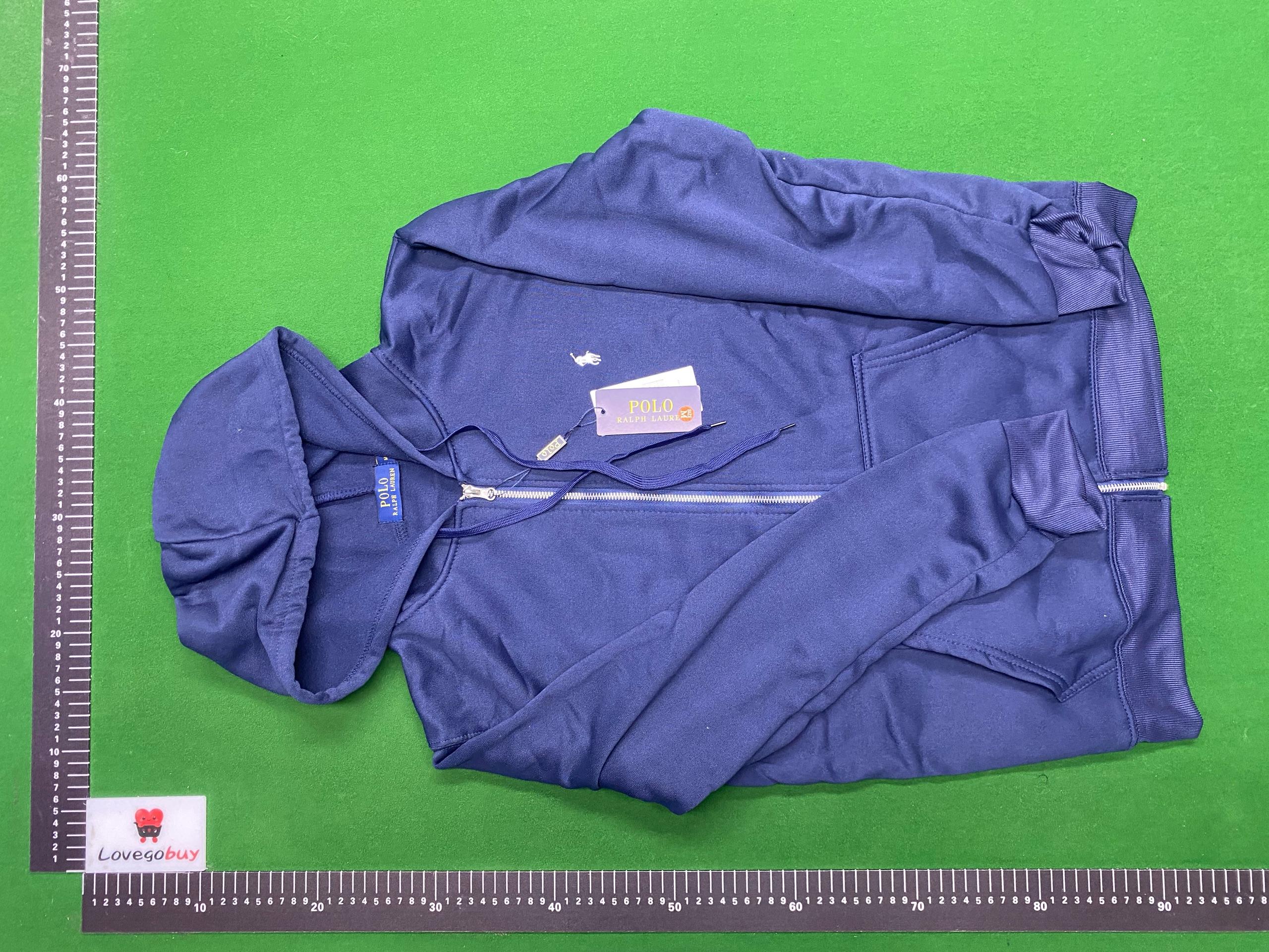 Foto QC 3 de Polo Ralph Lauren Hoodie Full Zip Pony Logo White