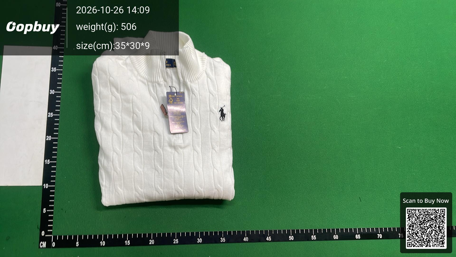 Foto QC 7 de Polo Ralph Lauren Cable Knit Crewneck Sweater Pink