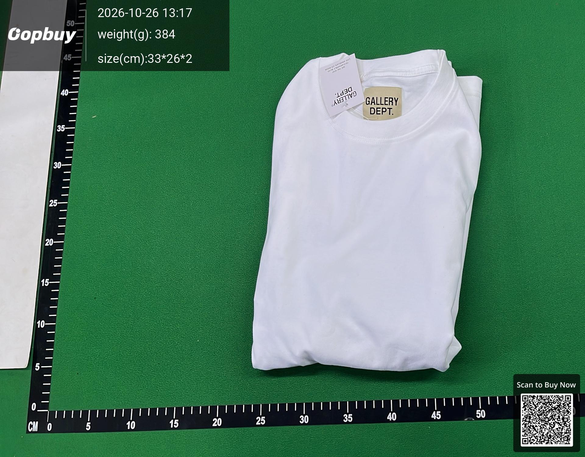 Foto QC 4 de Gallery Dept. T-shirt Long-Sleeve Hollywood Logo Cream