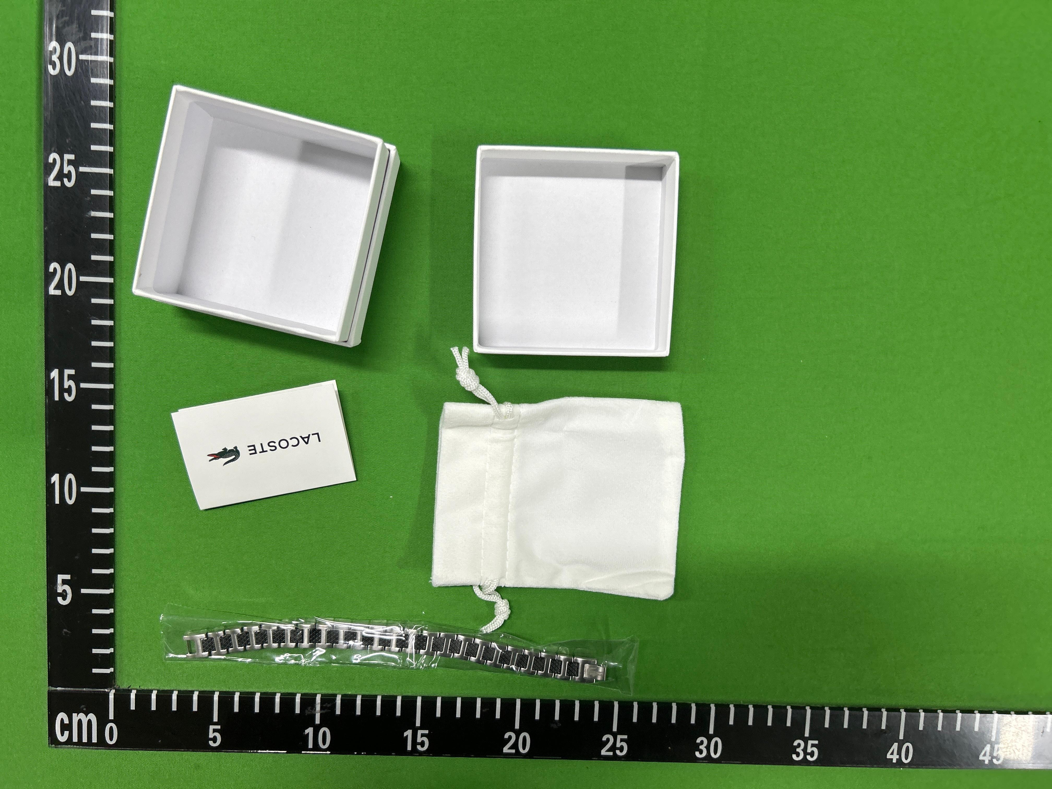 Foto QC 4 de Lacoste Bracelet Titanium Steel Silver Blue