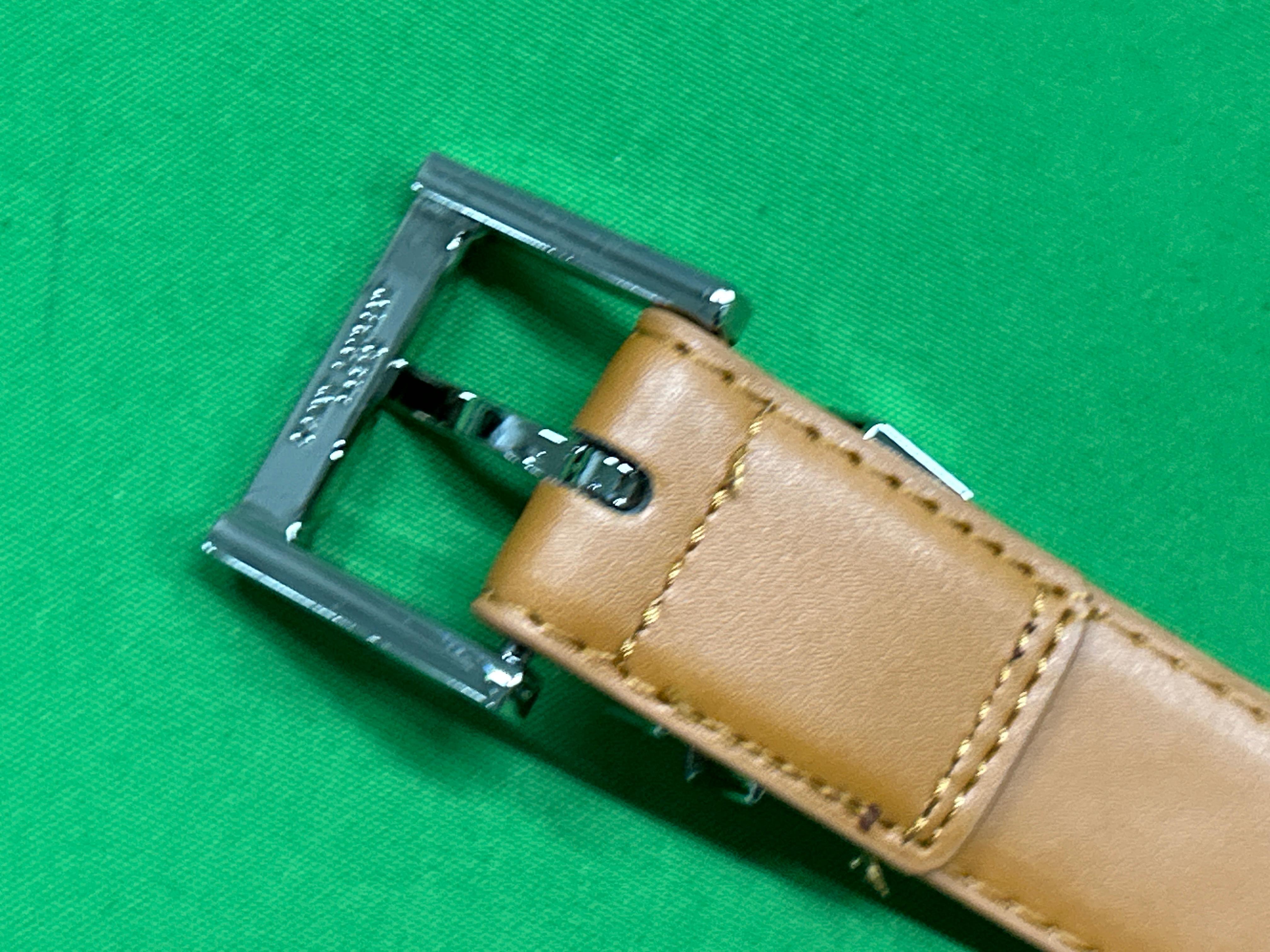 Foto QC 4 de Saint Laurent Cassandre Belt White