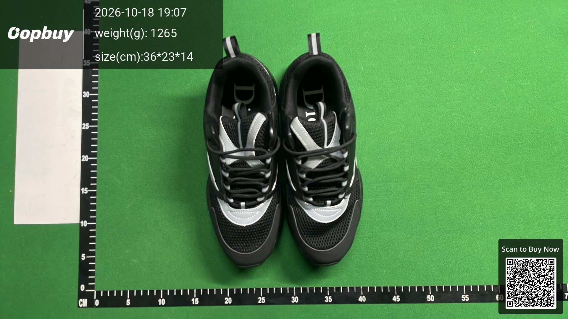 Foto QC 6 de Dior B22 Low Black White Reflective