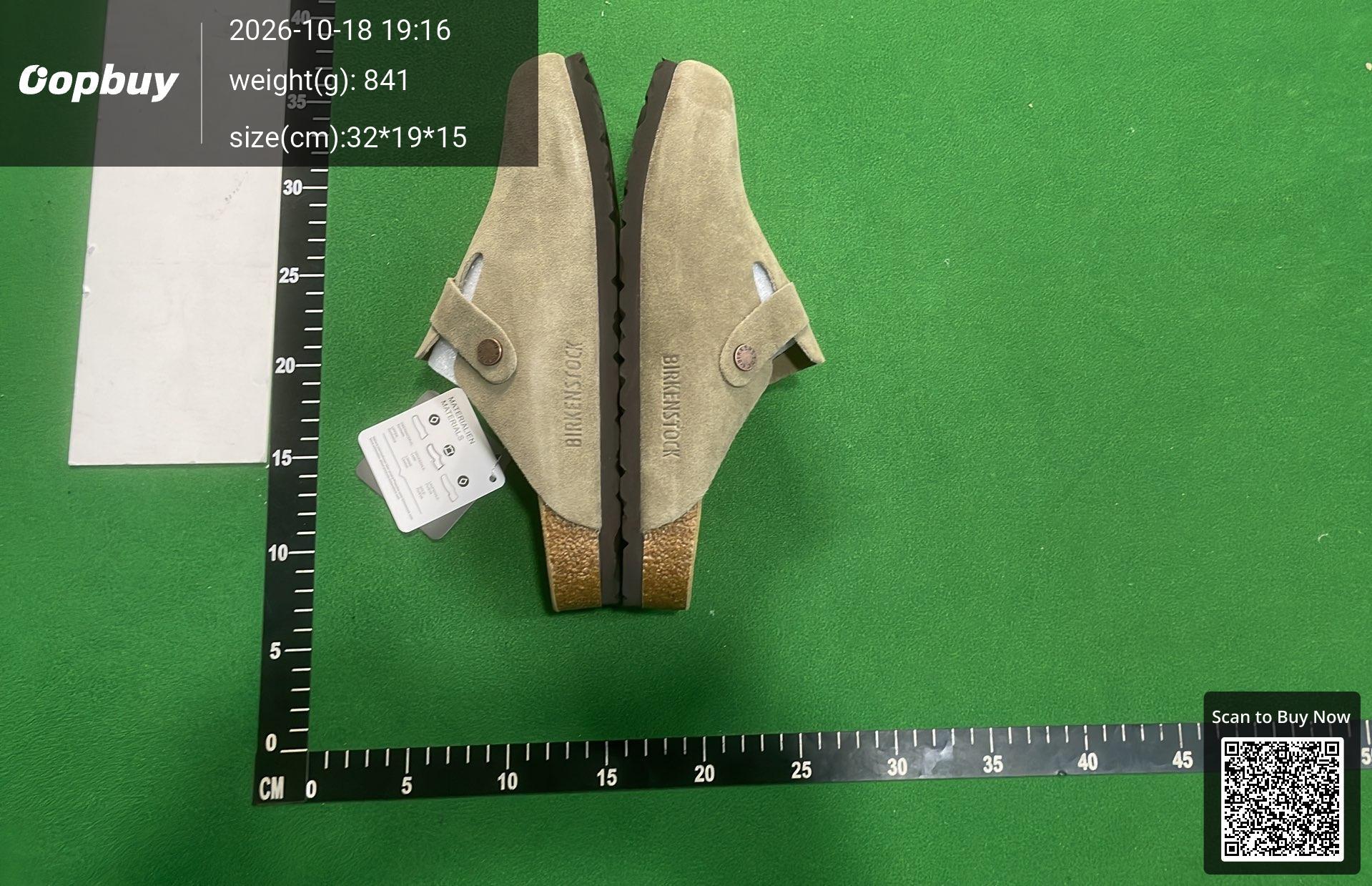 Foto QC 3 de Birkenstock Boston Soft Footbed Suede Taupe