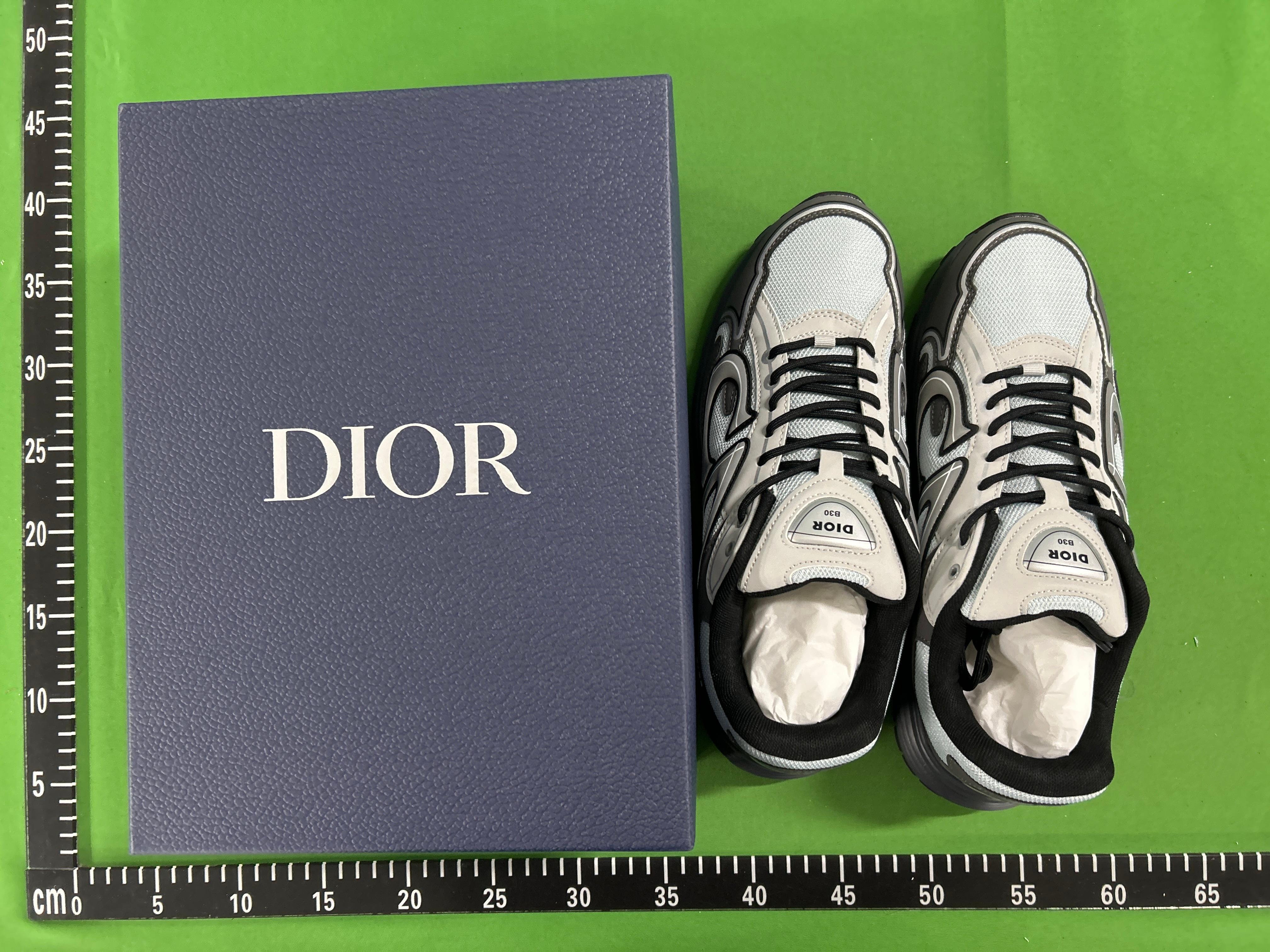 Foto QC 2 de Dior B30 Mesh and Technical Fabric Low-Top Sneakers Black