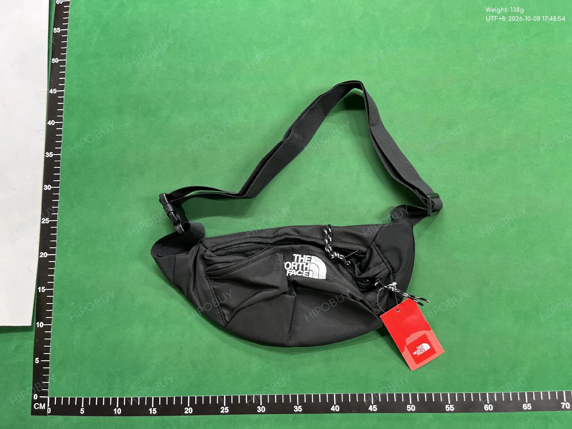 Foto QC 6 de Rechten Face Waist Bag Black