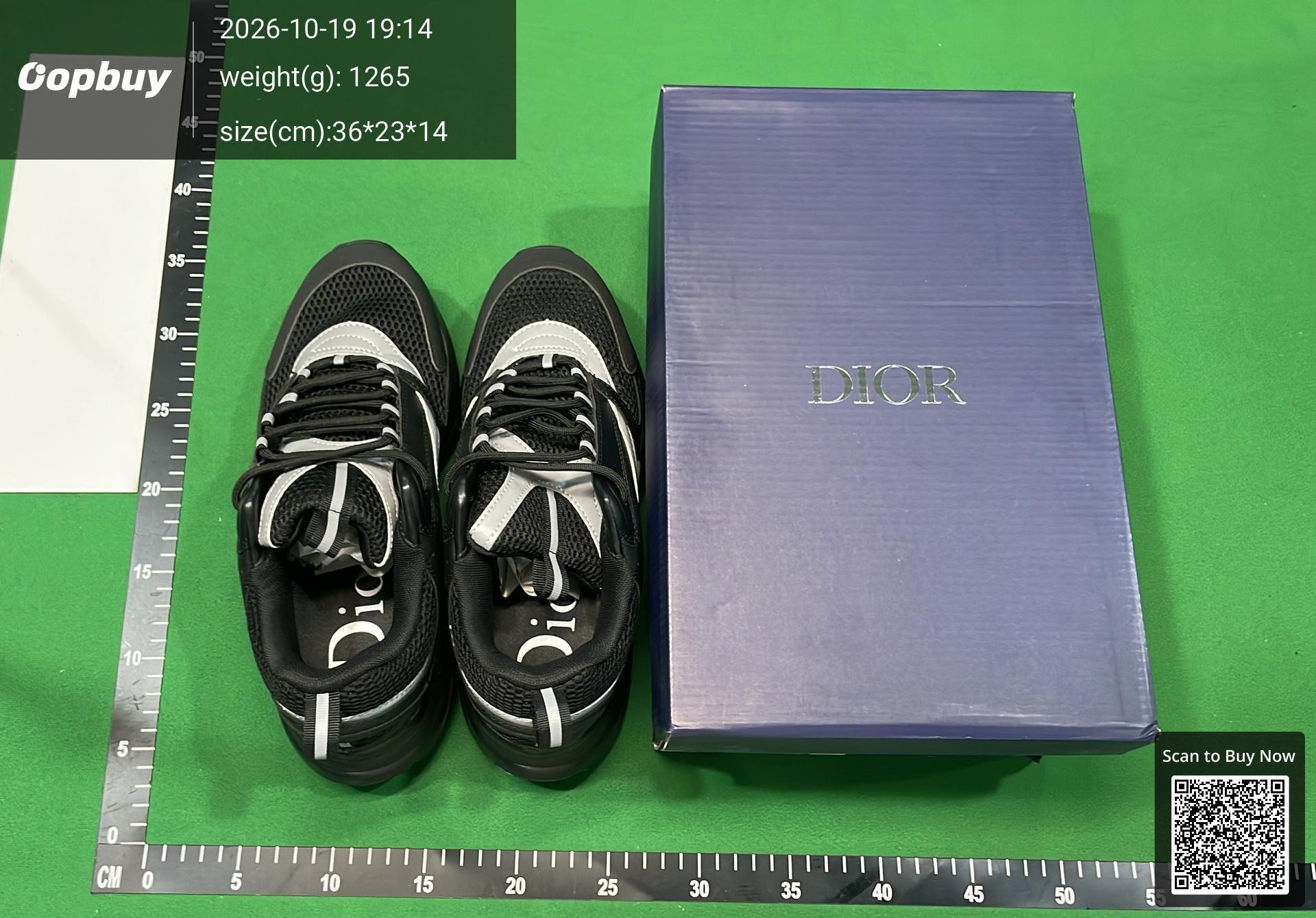 Foto QC 1 de Dior B22 Low Black White Reflective