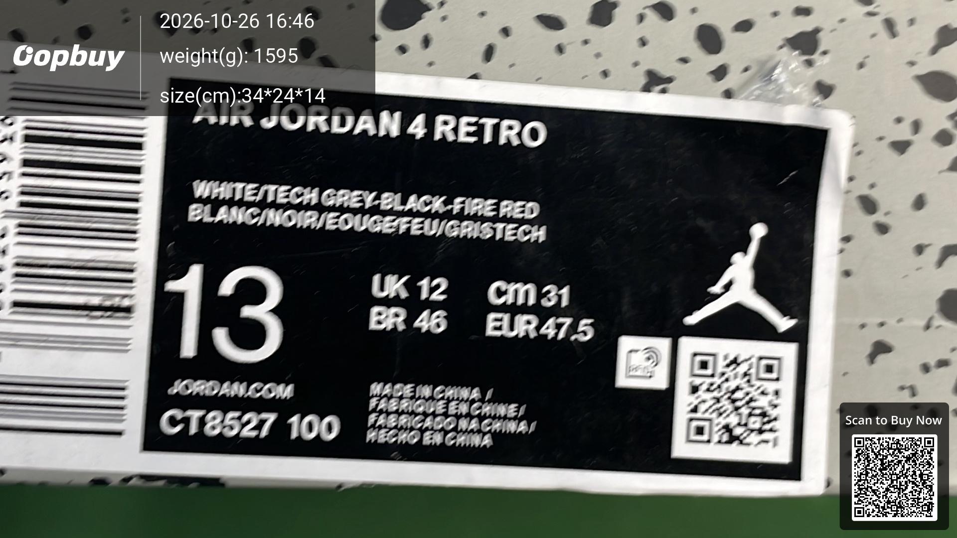 Foto QC 2 de Jordan 4 Retro University Blue CT8527-400