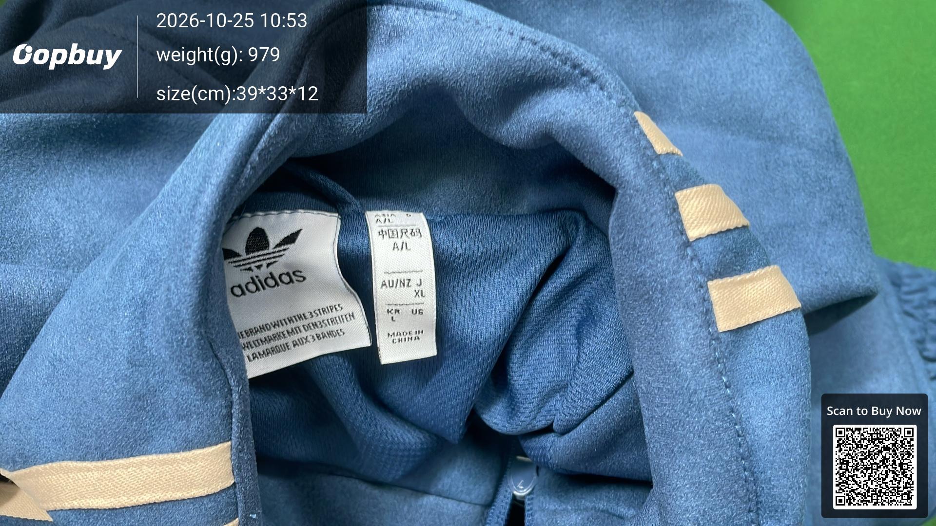 Foto QC 5 de adidas Faux Suede Tang Jacket Blue