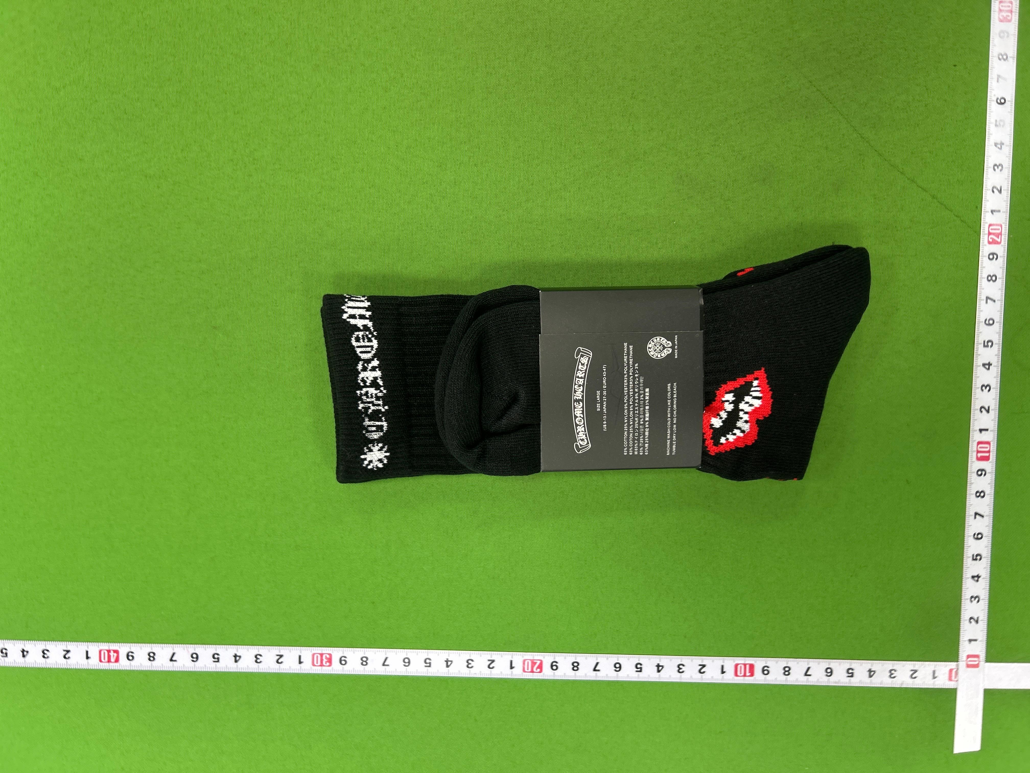 Foto QC 8 de Chrome Hearts Matty Boy Crew Socks Chomper White