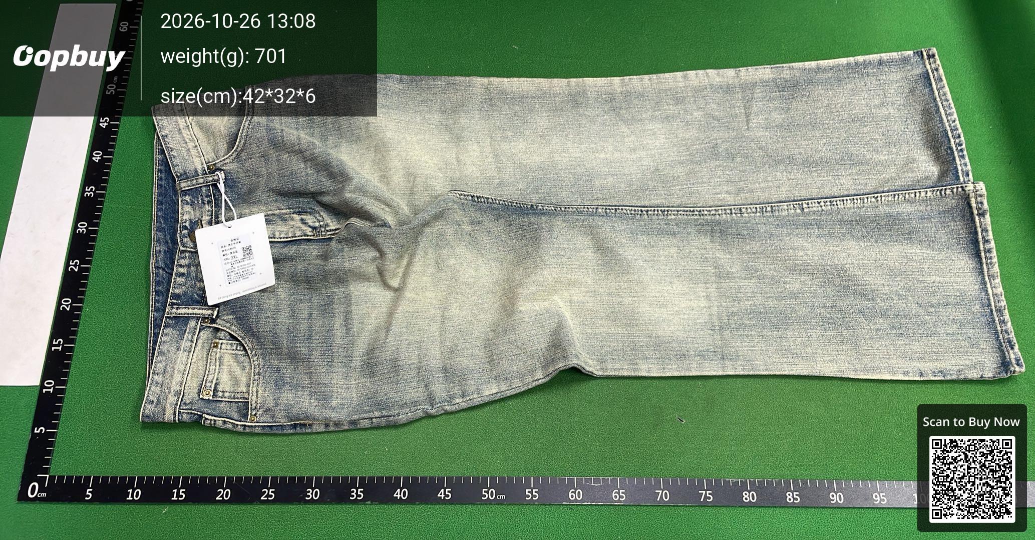 Foto QC 6 de Balenciaga adidas Jeans Baggy Side Stripe Blue Washed