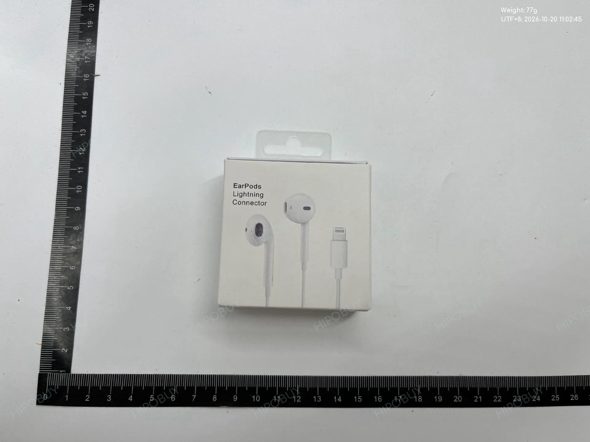 Foto QC 1 de Apple EarPods with Lightning Connector White