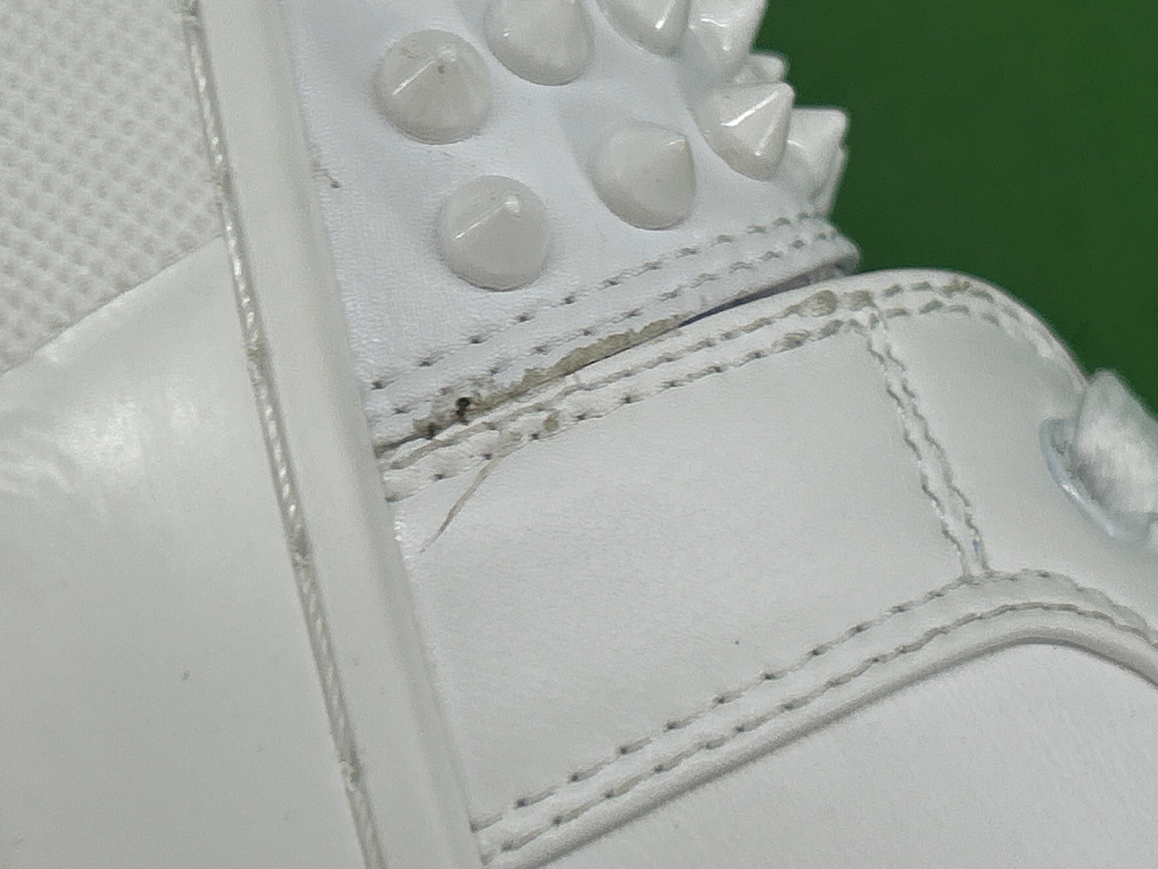 Foto QC 5 de LTTL Casual Sneakers Low Top Black Leather Spiked Toe