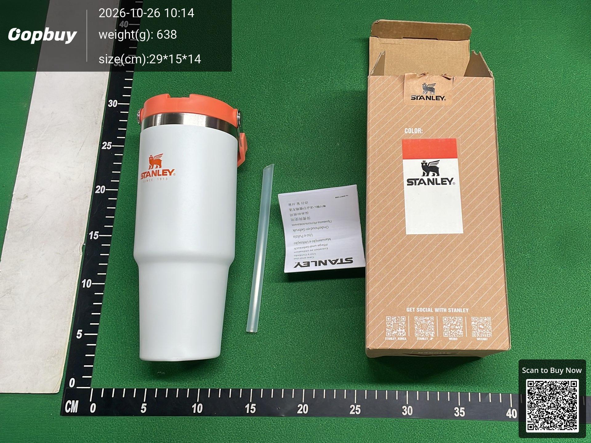 Foto QC 5 de Stanley The IceFlow Flip Straw Tumbler 30oz Blaze Orange