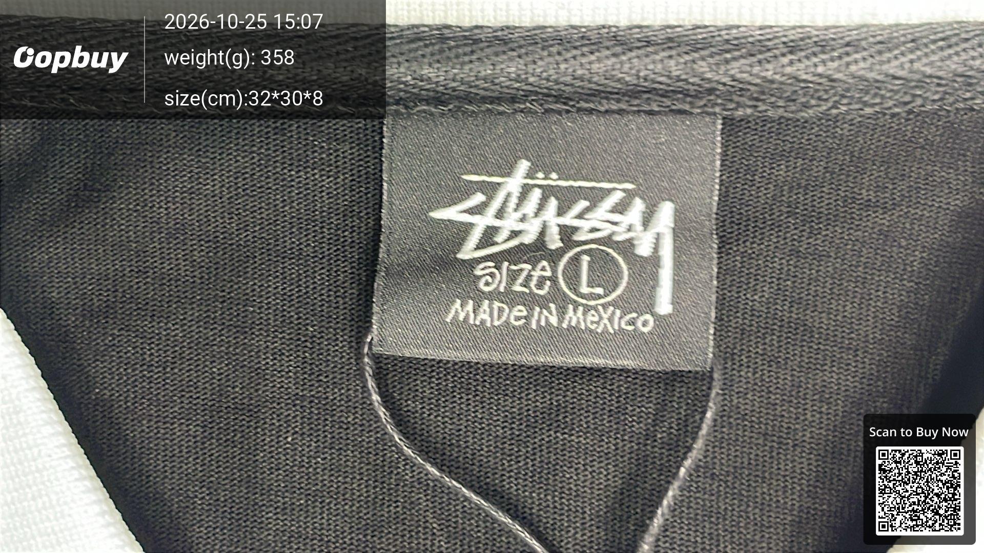 Foto QC 1 de Stussy Basic Stock Logo Thermal Long Sleeve T-shirt Grey