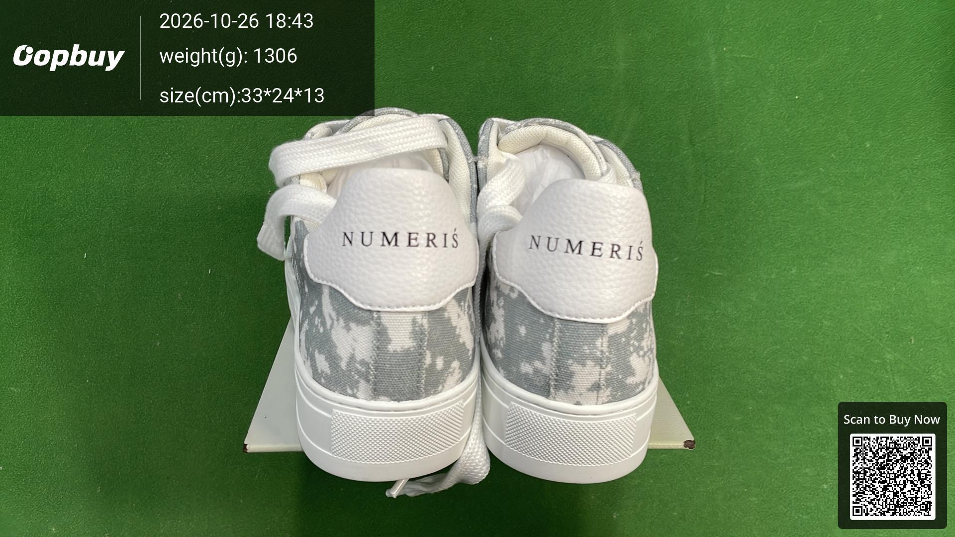Foto QC 3 de Numeris Skateboard Shoes Low Black White
