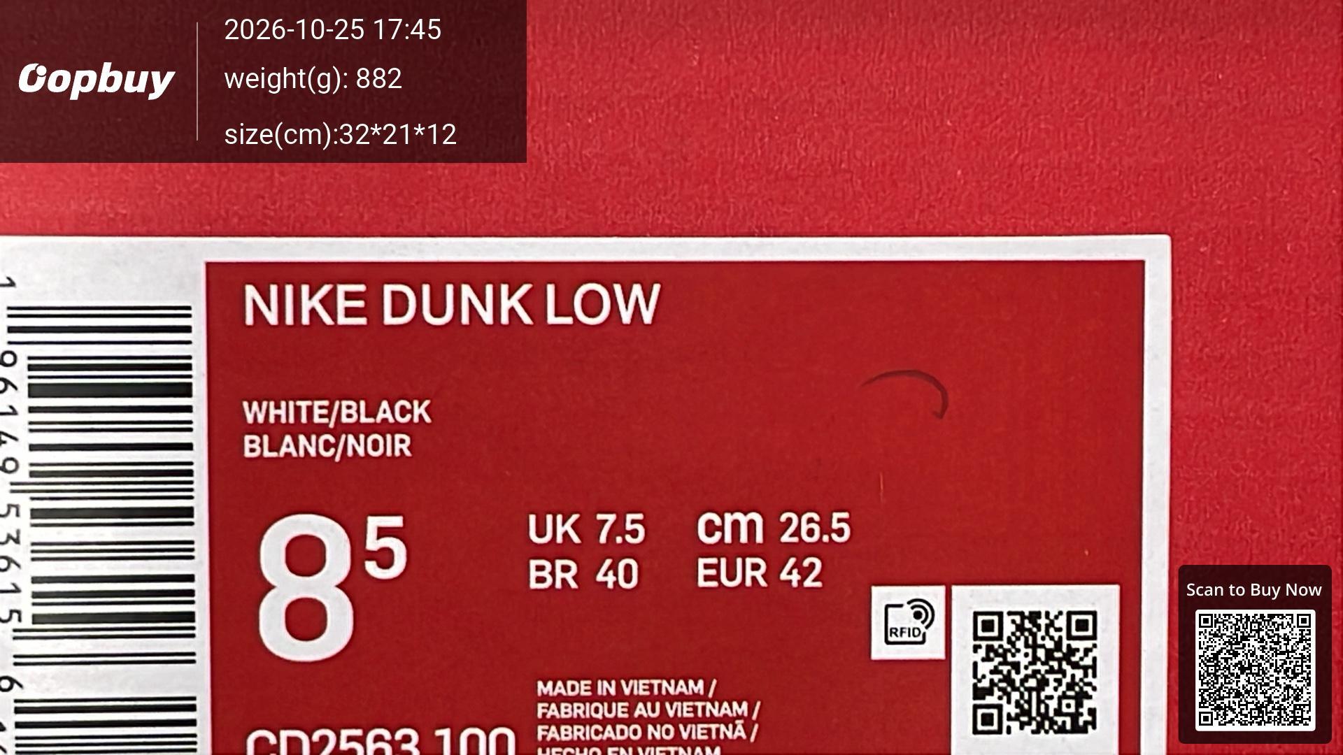 Foto QC 2 de Nike SB Dunk Low Ben & Jerry's Chunky Dunky CU3244-100