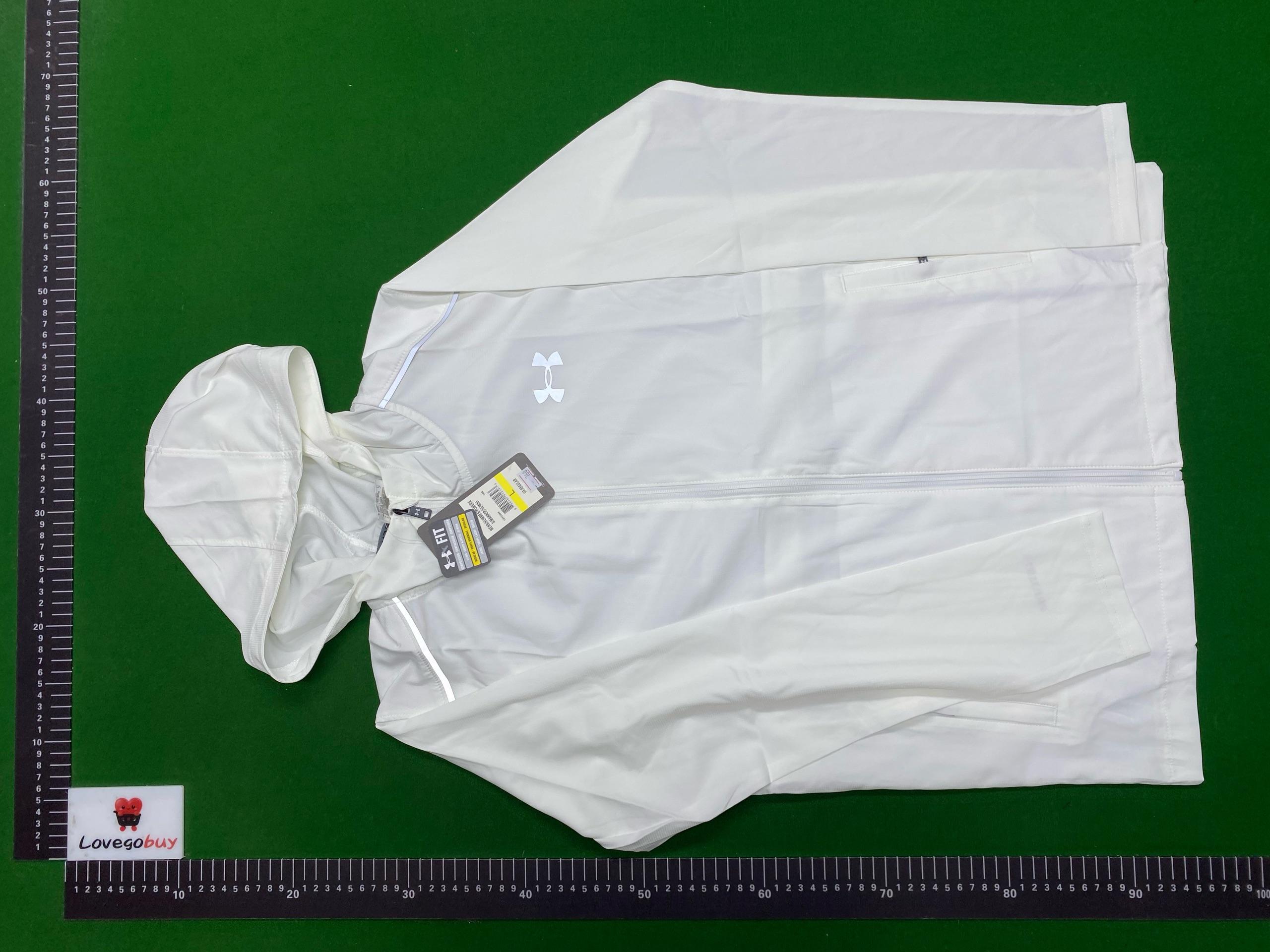 Foto QC 6 de Under Armour Storm Hooded Jacket Windbreaker White