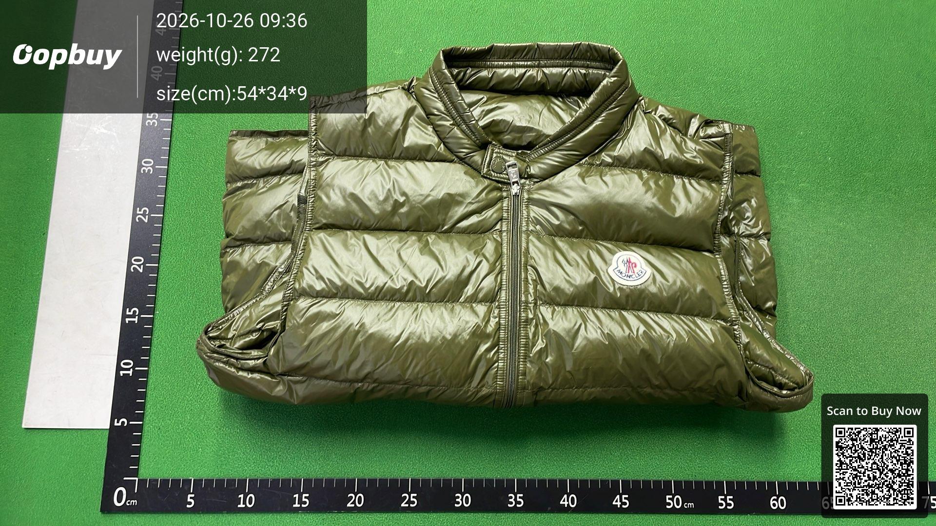 Foto QC 7 de Moncler Gui Vest Down Light Blue