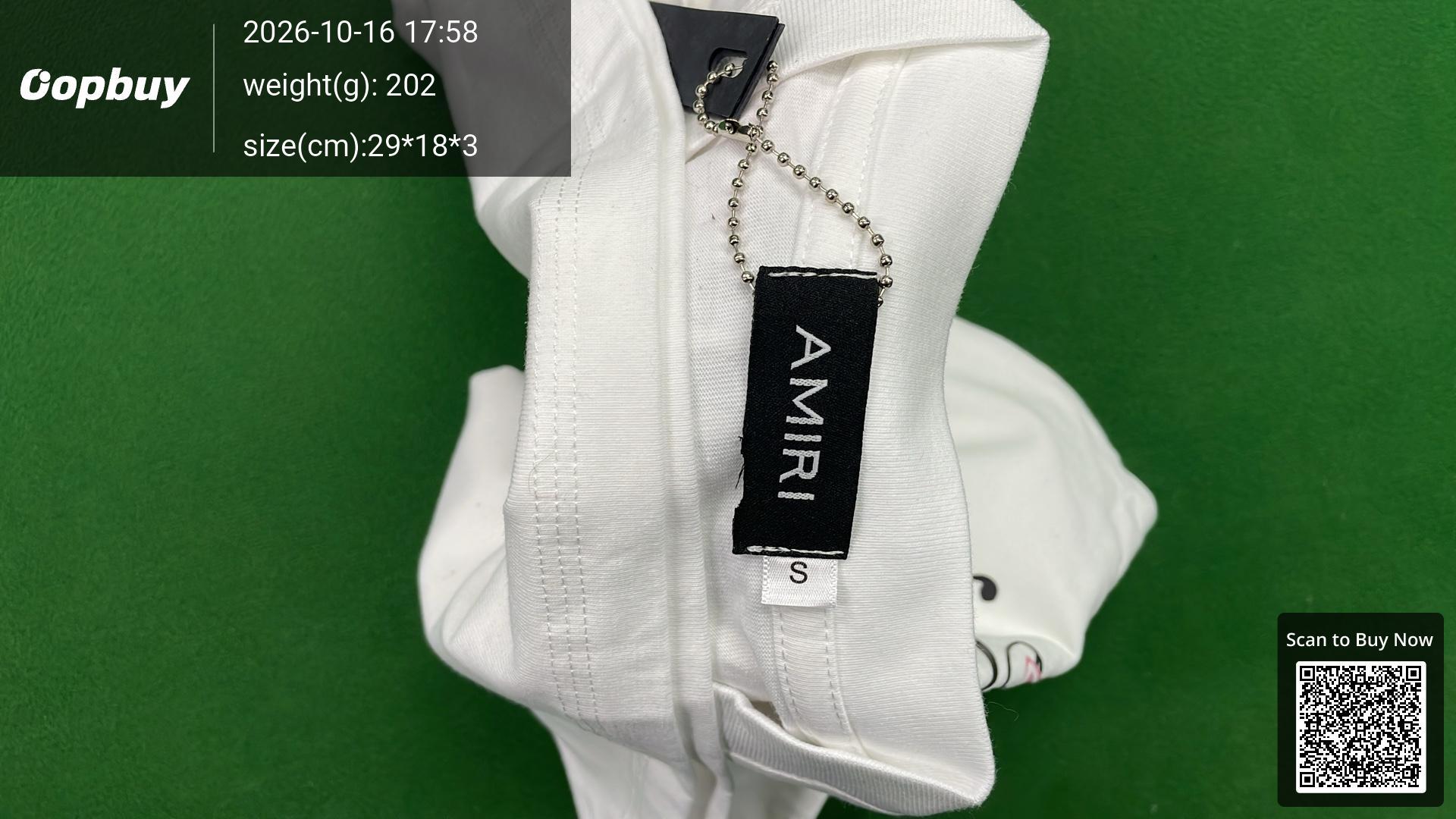 Foto QC 1 de AMIRI The Webster T-shirt Palm Springs Bones Black