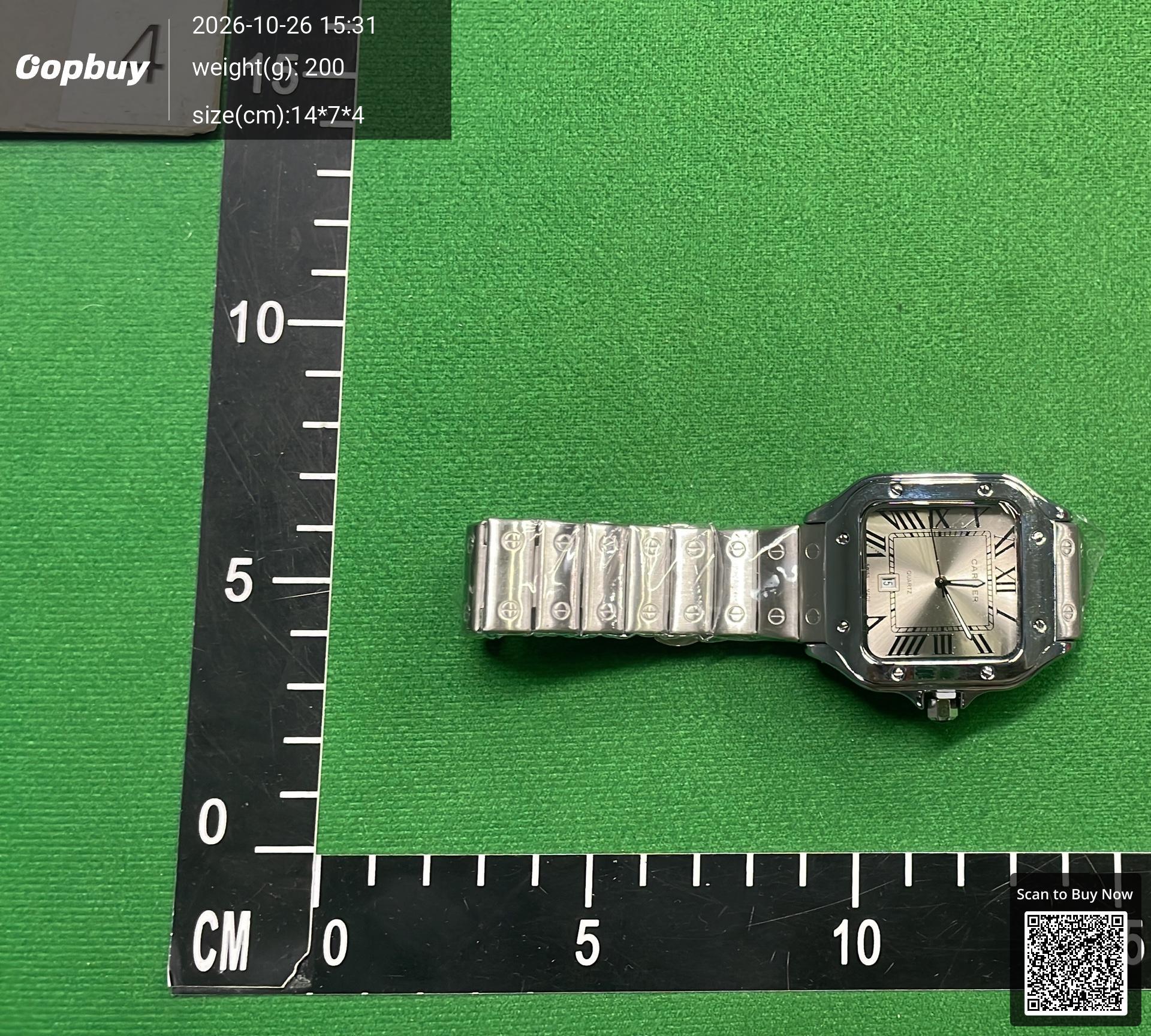 Foto QC 3 de Cartier Santos Galbée W20067D6