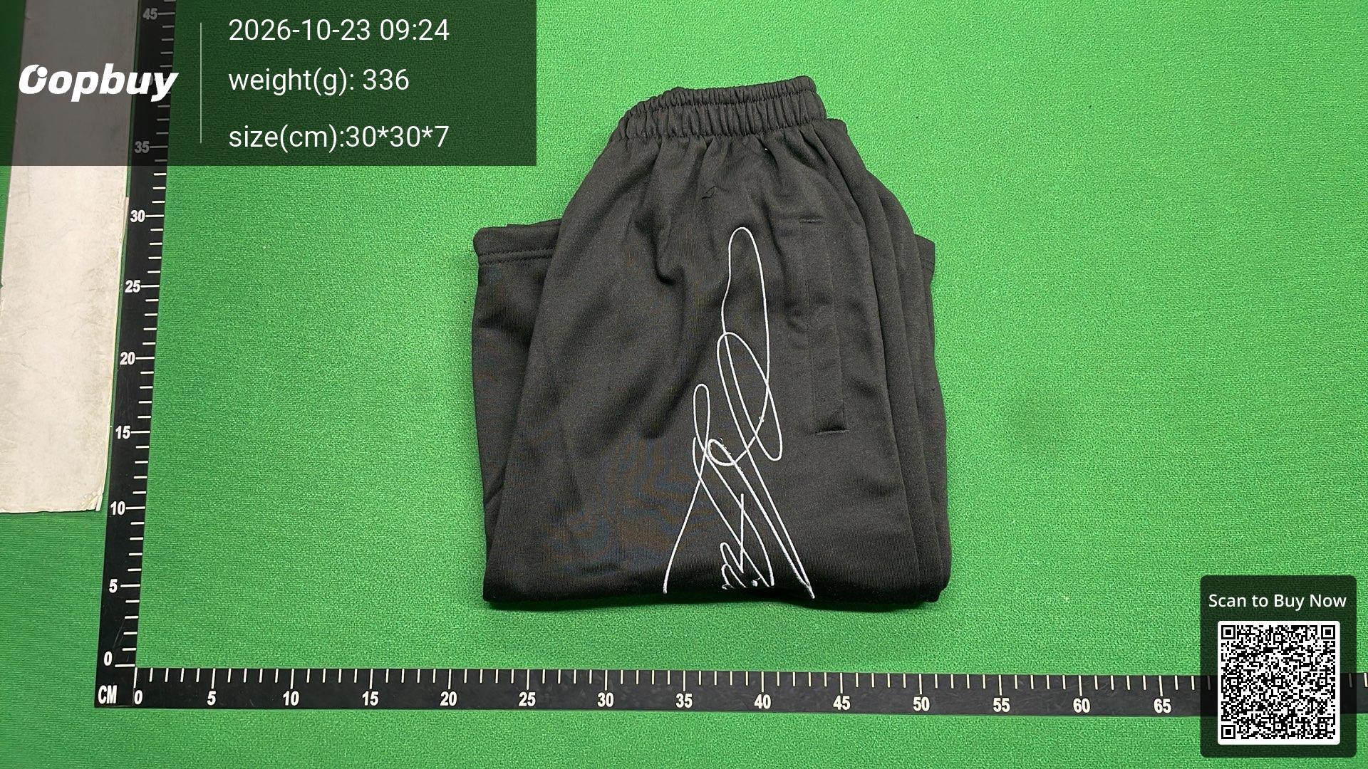 Foto QC 8 de Hellstar Sweat Shorts Script Embroidery Loose Grey