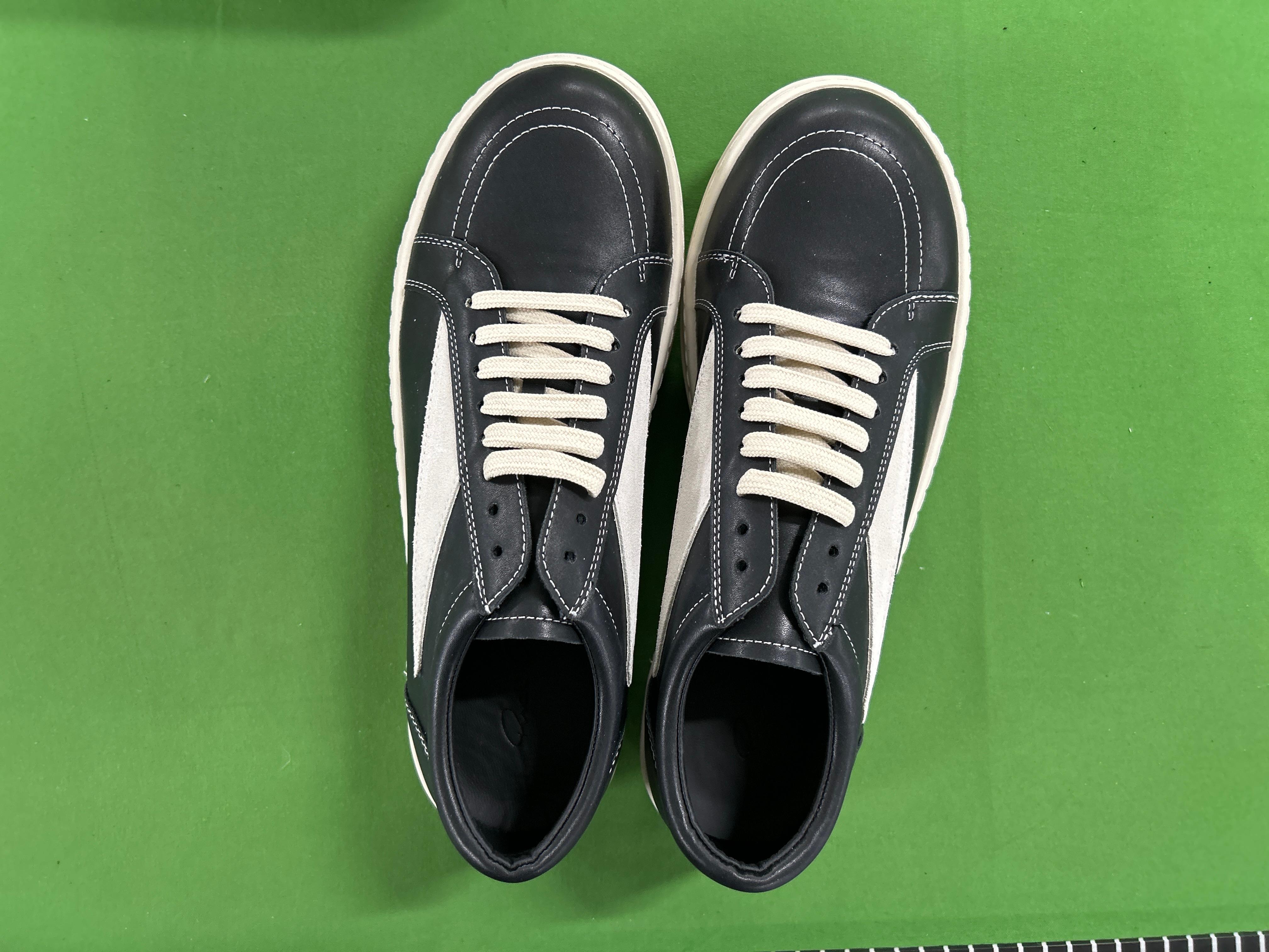 Foto QC 4 de Rick Owens Low Sneakers Leather Platform Black White