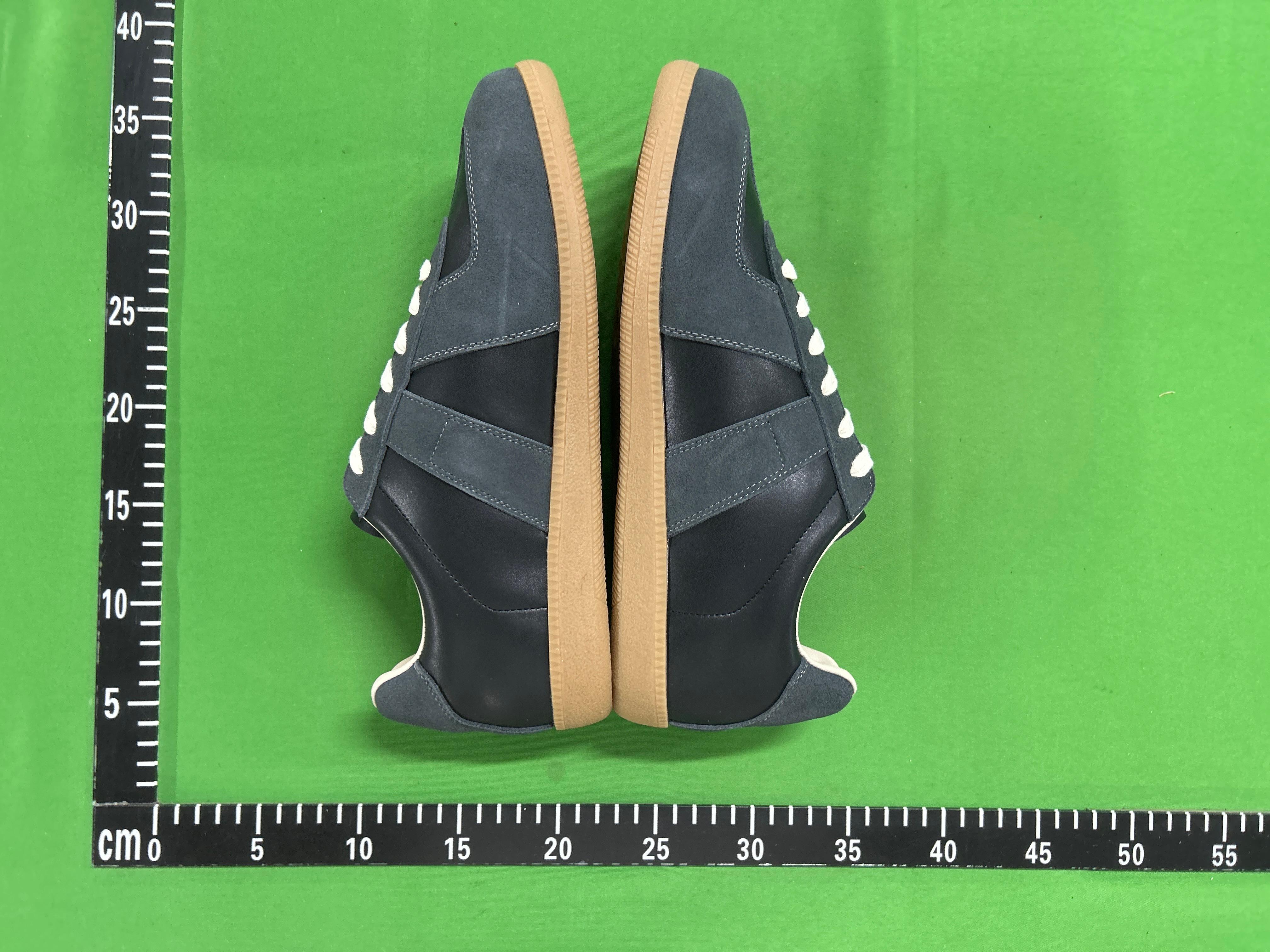 Foto QC 4 de MM6 Replica German Army Trainer Leather Suede Low Top