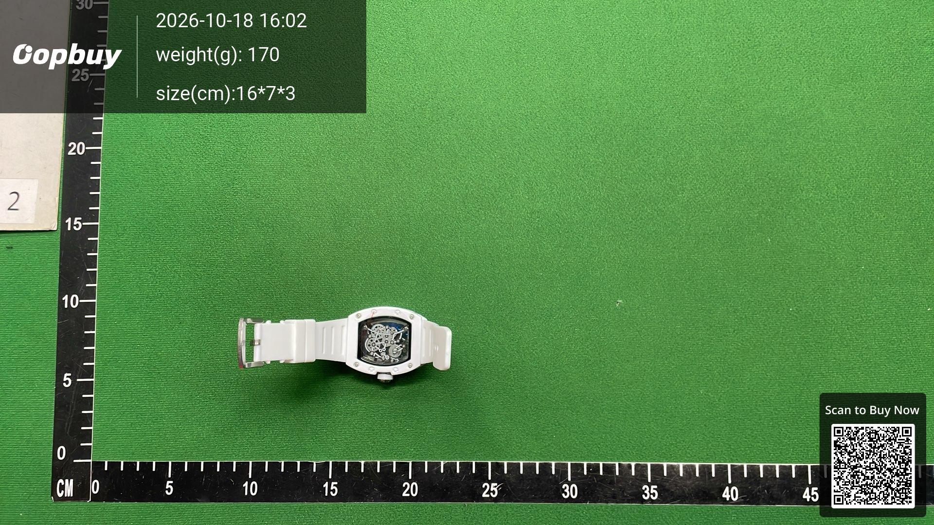 Foto QC 8 de Hengbolong Skeleton Tonneau Watch RM055