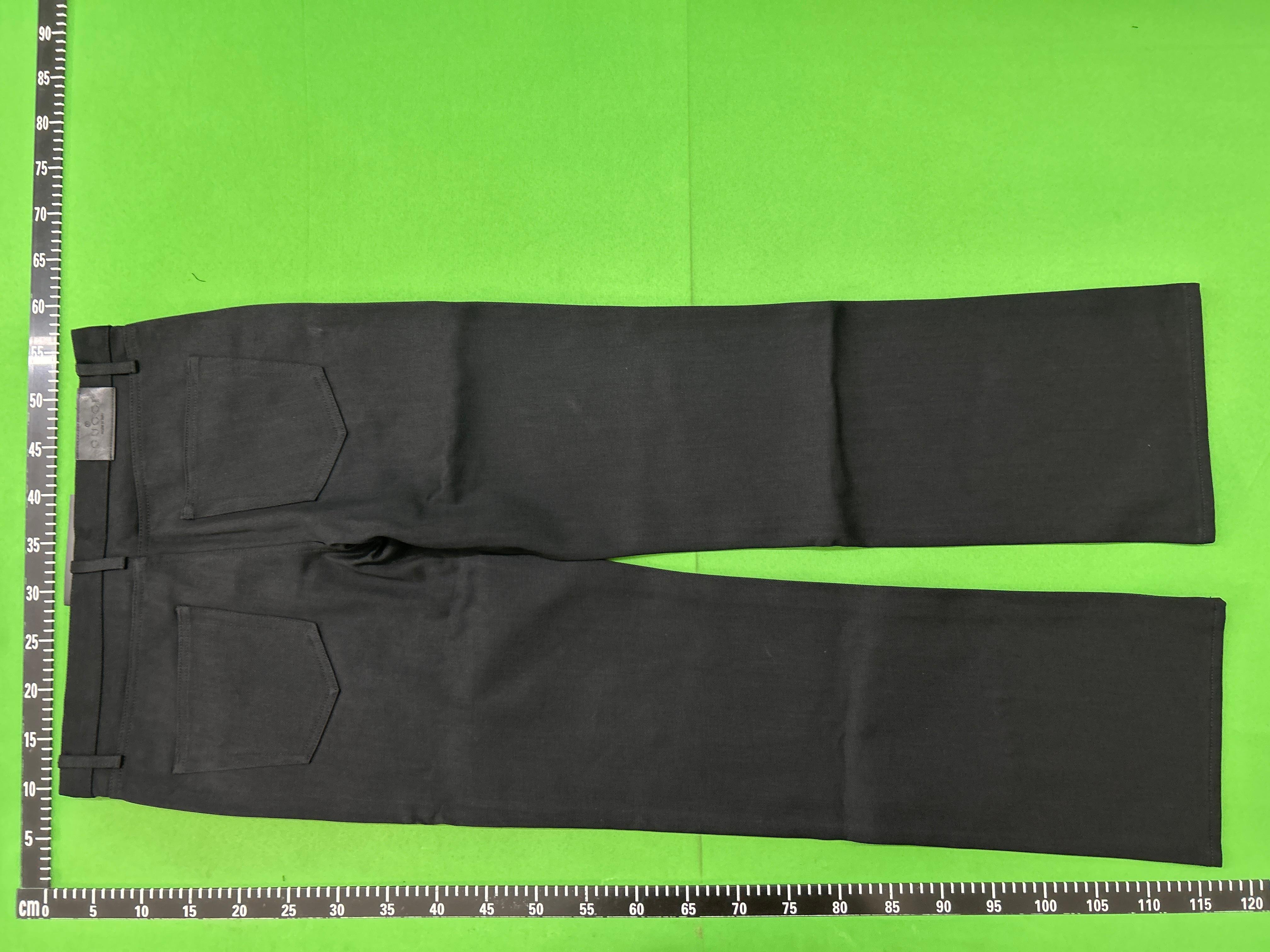 Foto QC 6 de Gucci Horsebit Wide-Leg Jeans Dark Grey