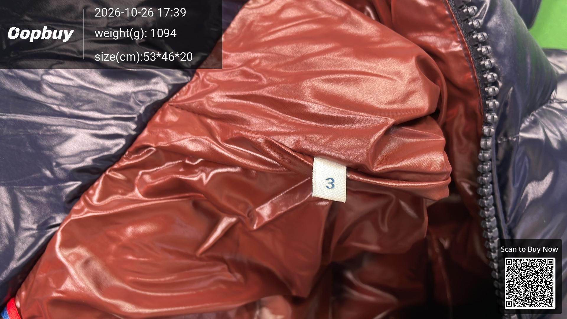 Foto QC 8 de Moncler Maya Down Puffer Jacket Navy