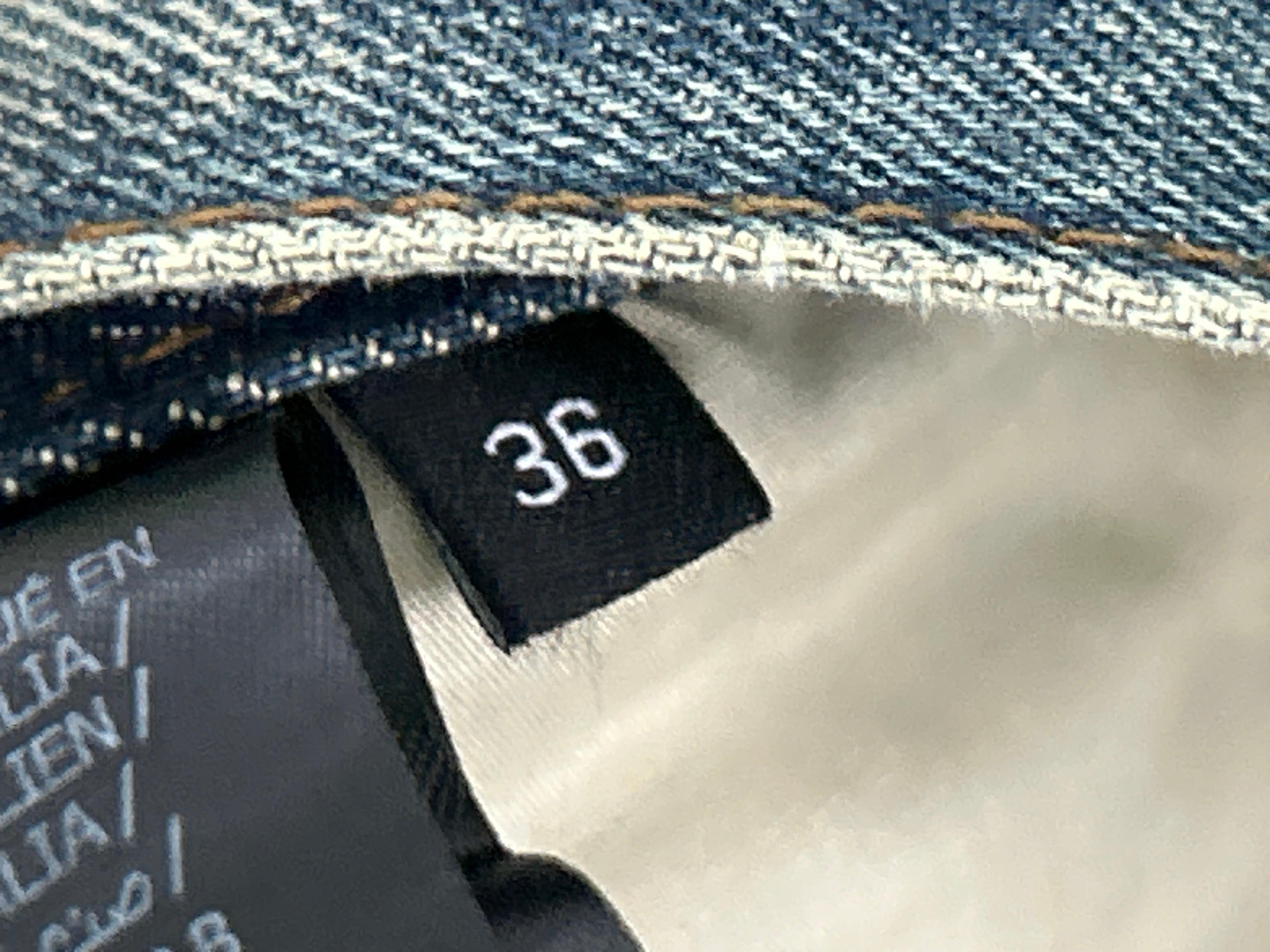 Foto QC 2 de Gucci Horsebit Wide-Leg Jeans Dark Grey