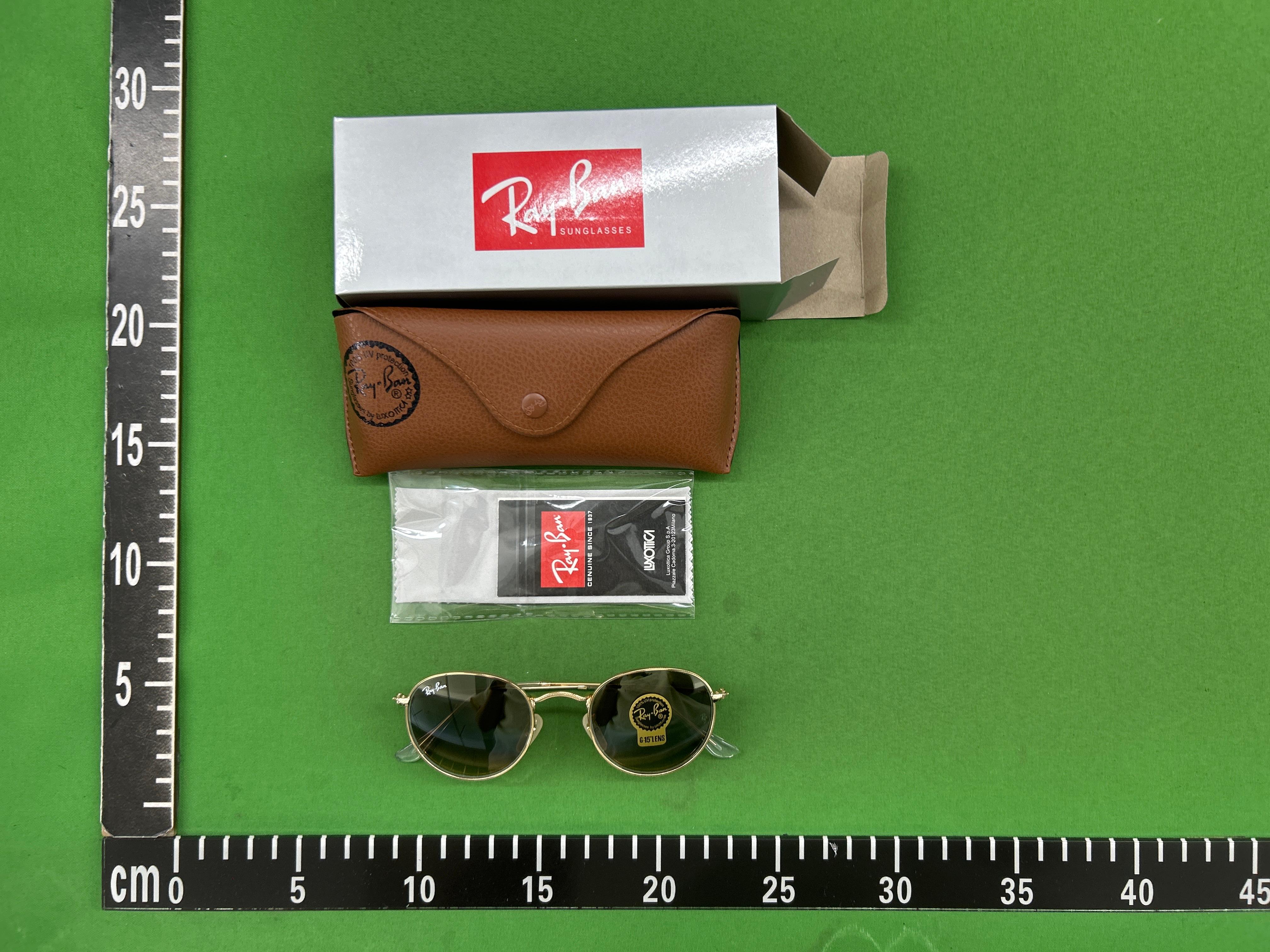 Foto QC 3 de Ray-Ban Square-Frame Acetate Sunglasses Tortoise Green (RB2157)