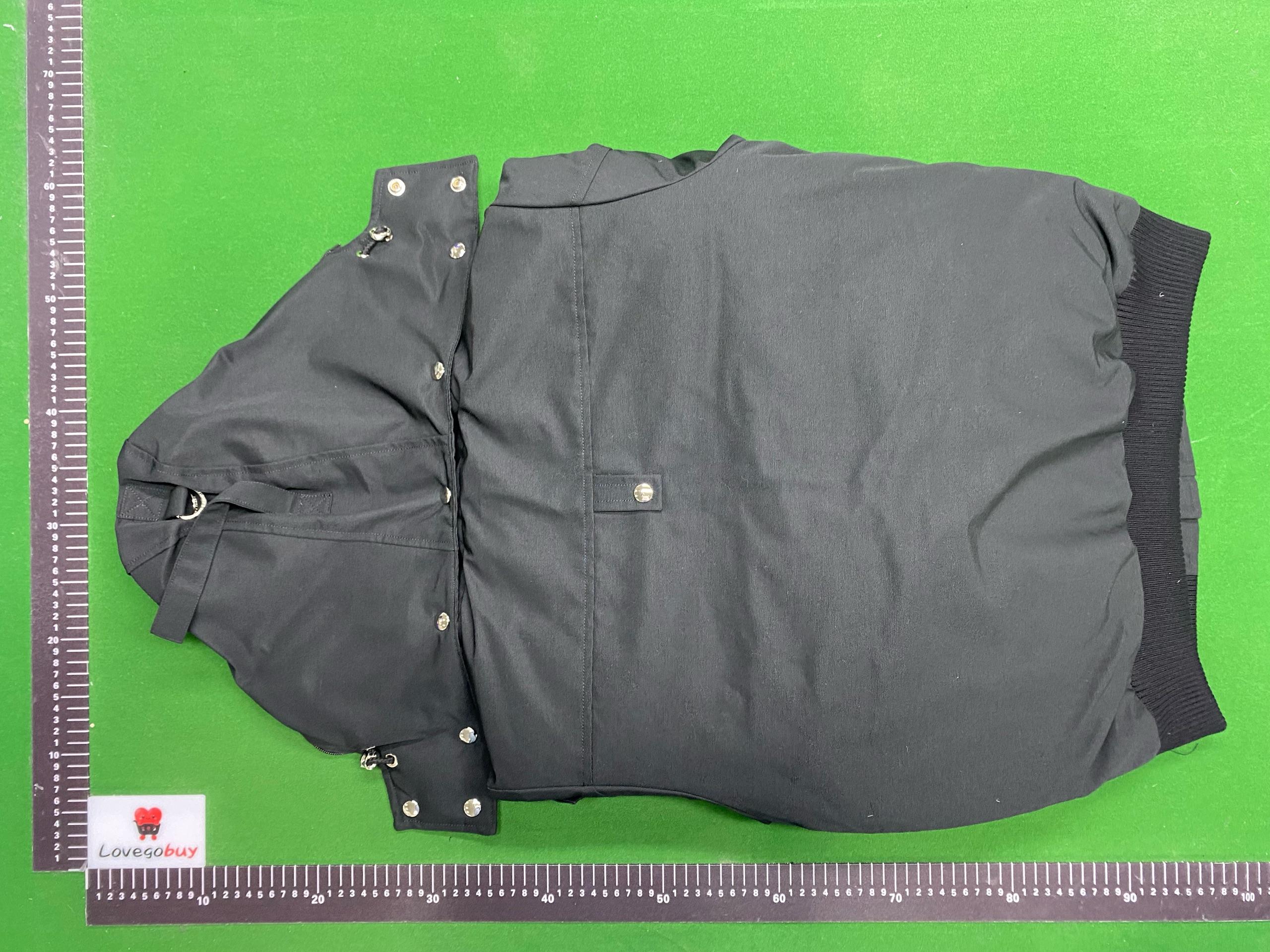 Foto QC 7 de Moose Knuckles Ballistic Bomber Jacket Down Fur Trim Black