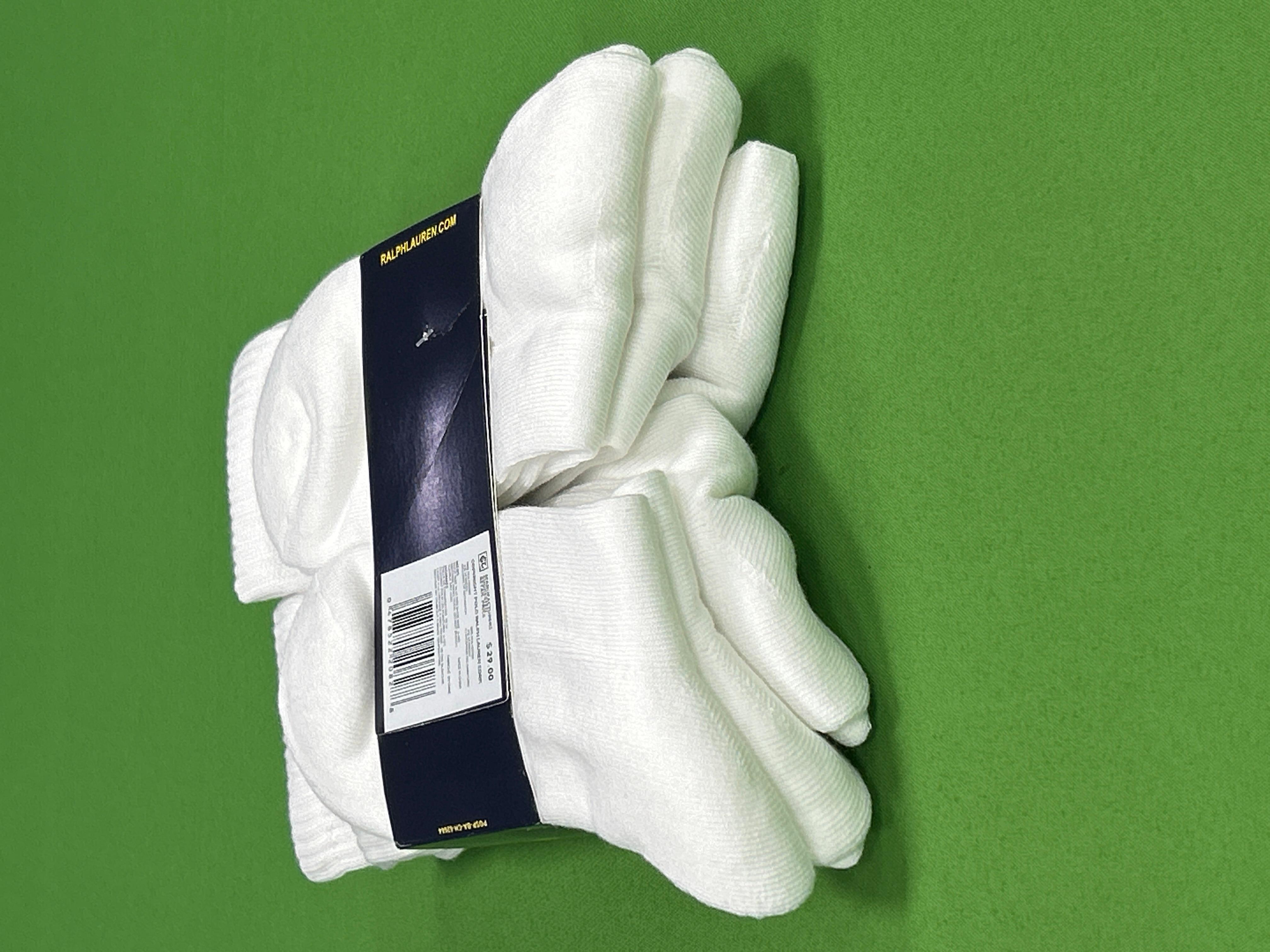 Foto QC 6 de Polo Ralph Lauren Classic Sport Crew Socks Half Cushioned White