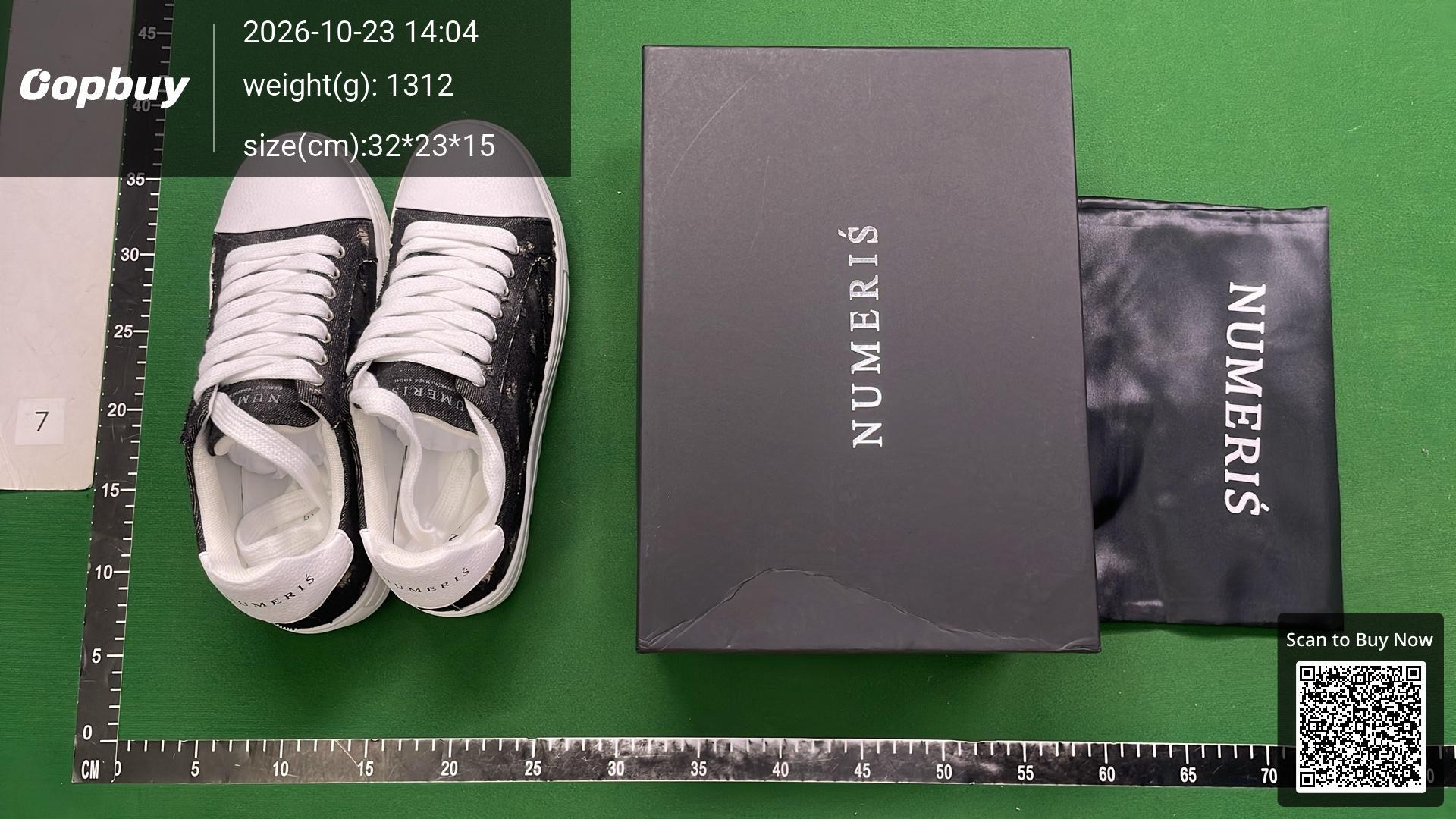 Foto QC 1 de Numeris Skate Shoe Low Grey White