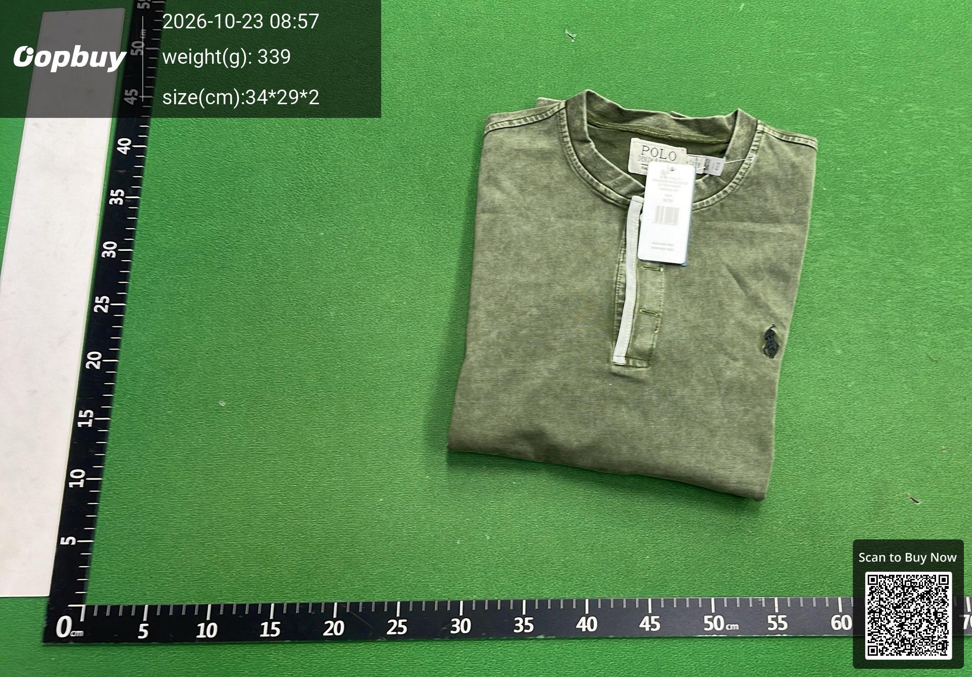 Foto QC 8 de Polo Ralph Lauren Henley Long Sleeve T-shirt Grey