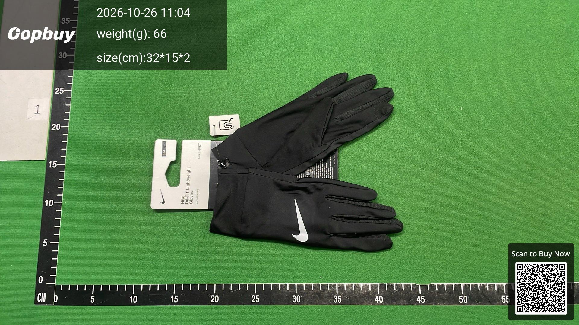 Foto QC 1 de Nike Dri-FIT Lightweight Gloves Black