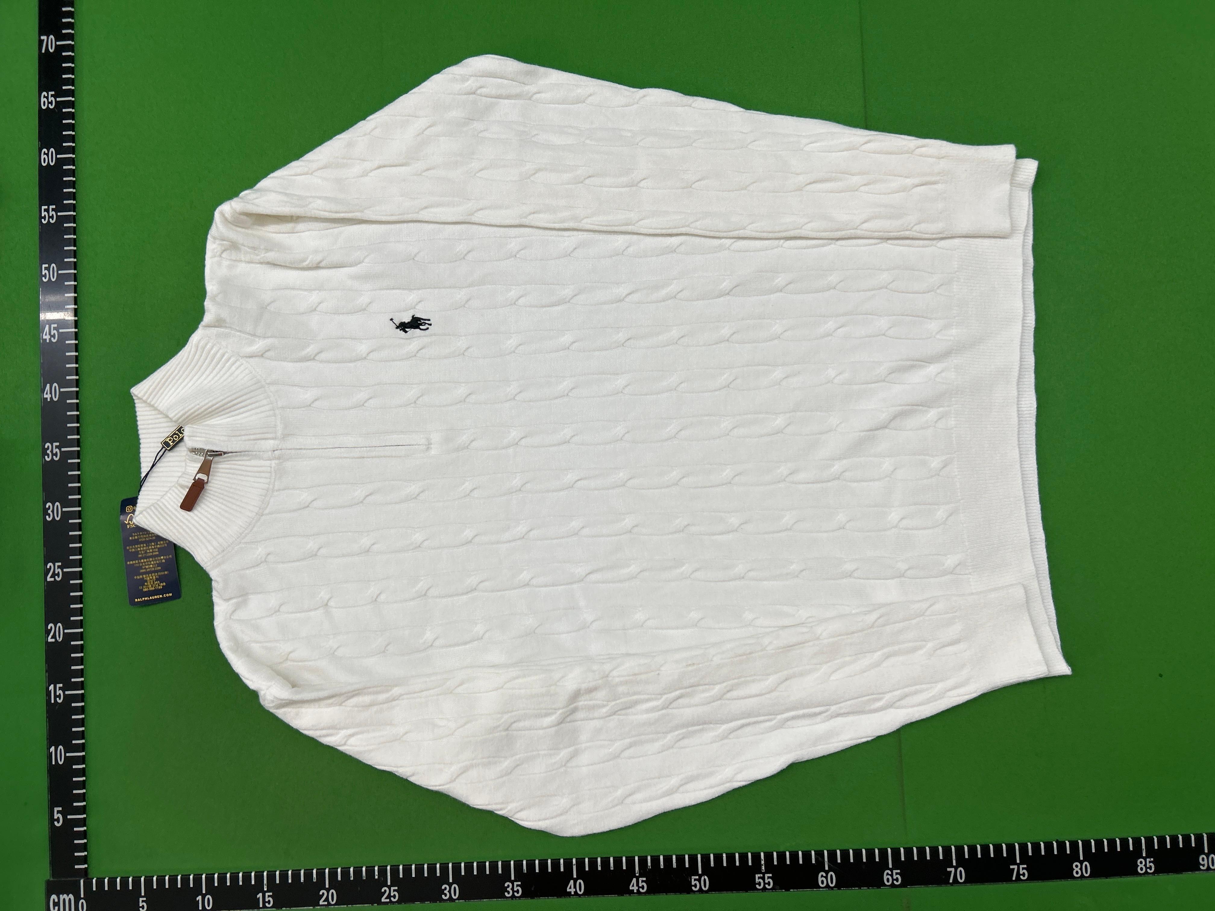 Foto QC 7 de Stone Island Knit Zip-Up Jacket White