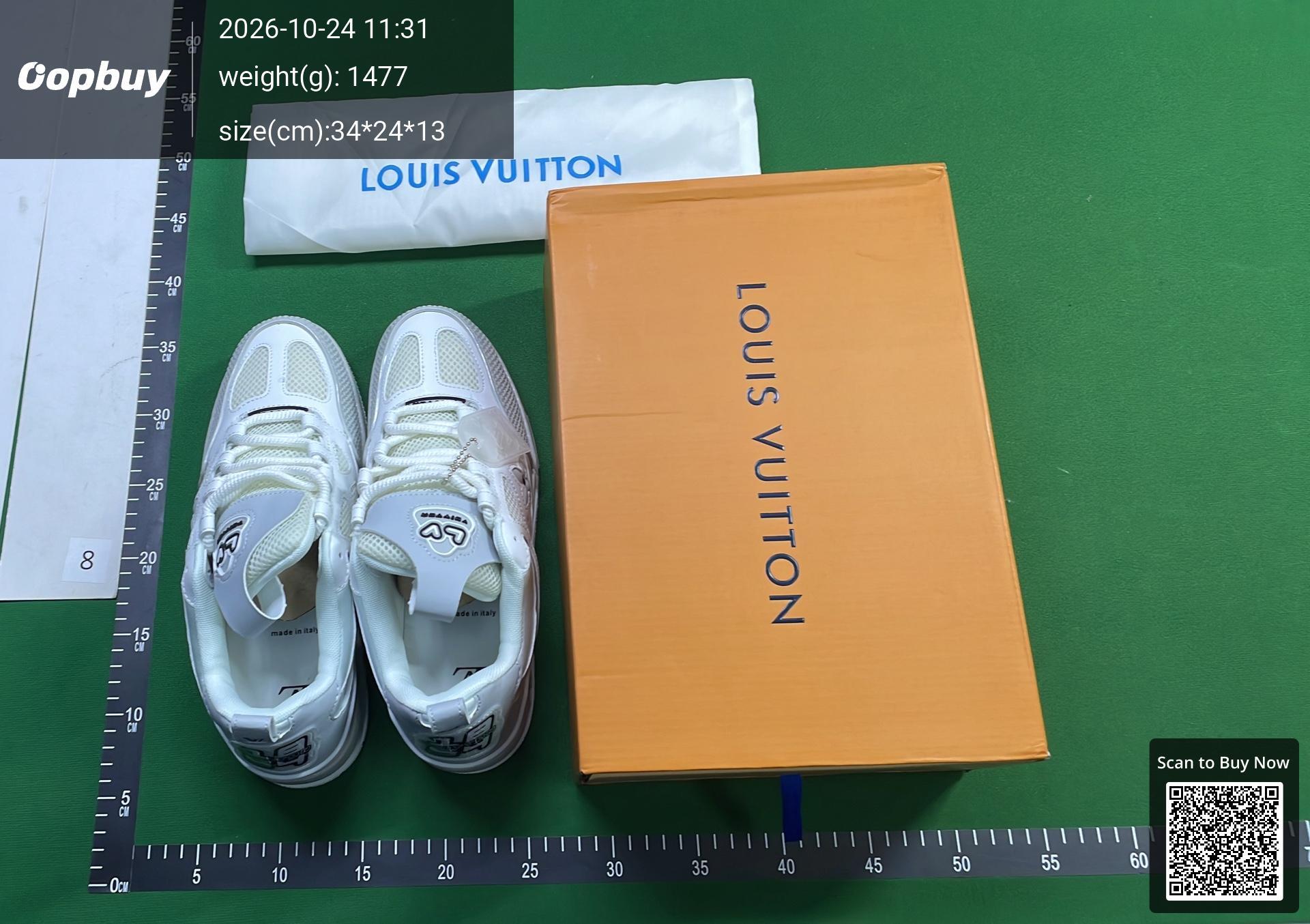 Foto QC 1 de Louis Vuitton Skate Low White Grey